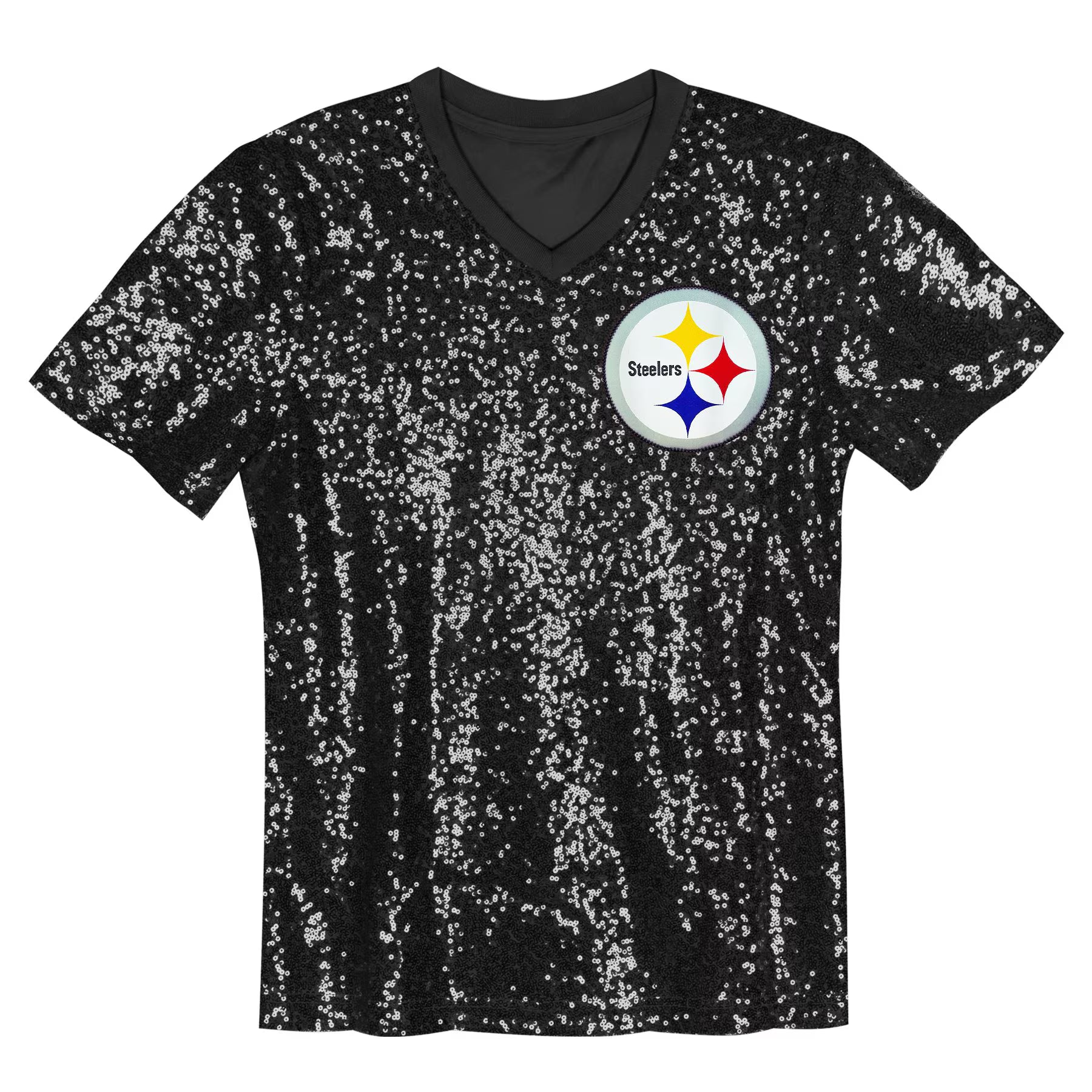 T.J. Watt Pittsburgh Steelers Women's Player Name &amp; Number V-Neck Fashion Jersey - Black