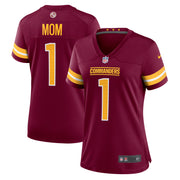 Number 1 Mom Washington Commanders Nike Women's Game Jersey - Burgundy