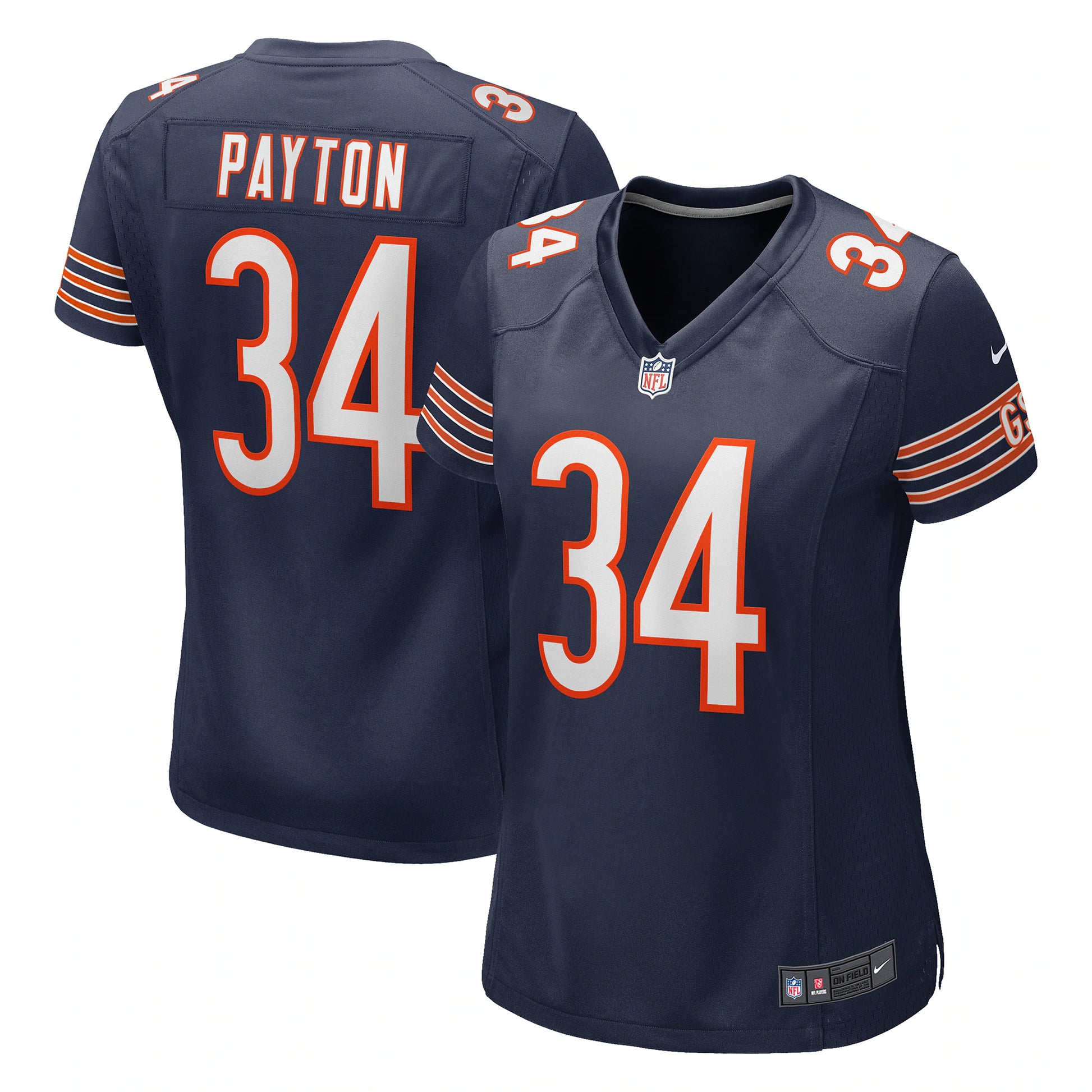 Walter Payton Chicago Bears Nike Women's Game Retired Player Jersey - Navy