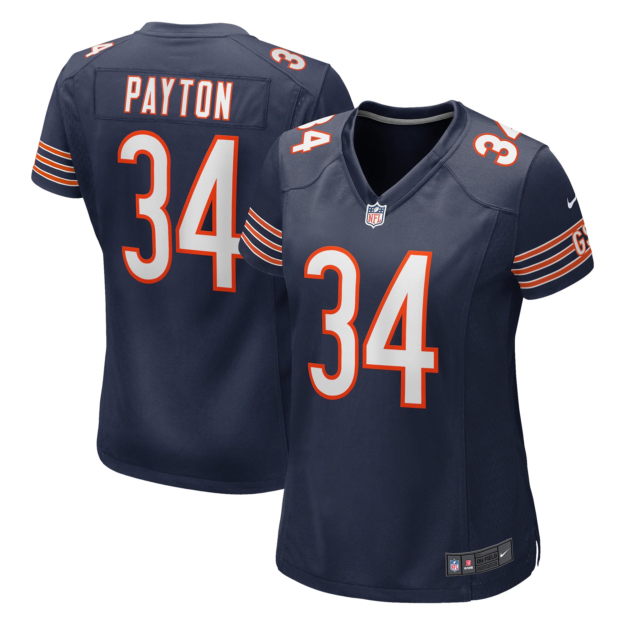Walter Payton Chicago Bears Nike Women's Game Retired Player Jersey - Navy