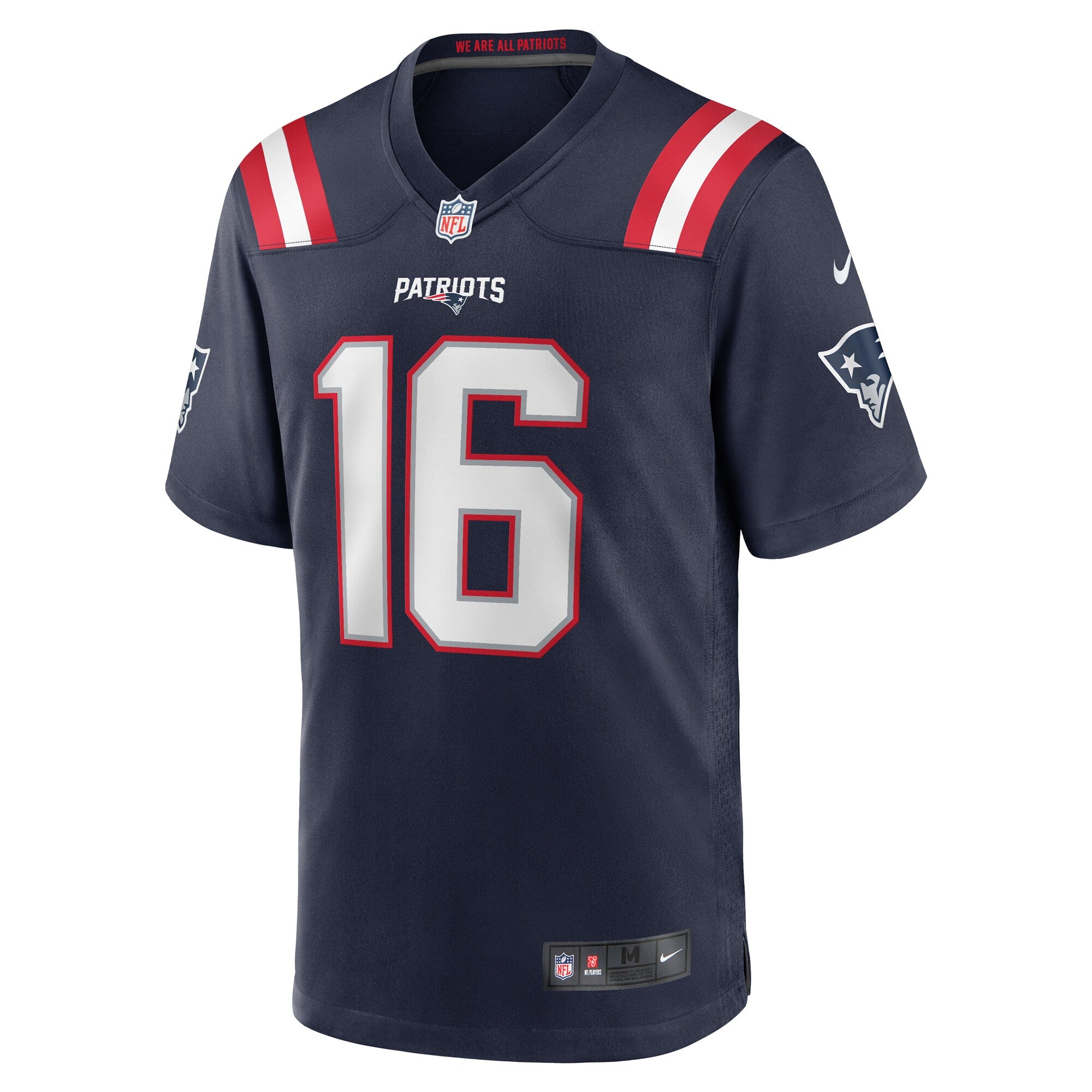Malik Cunningham New England Patriots Nike Team Game Jersey -  Navy