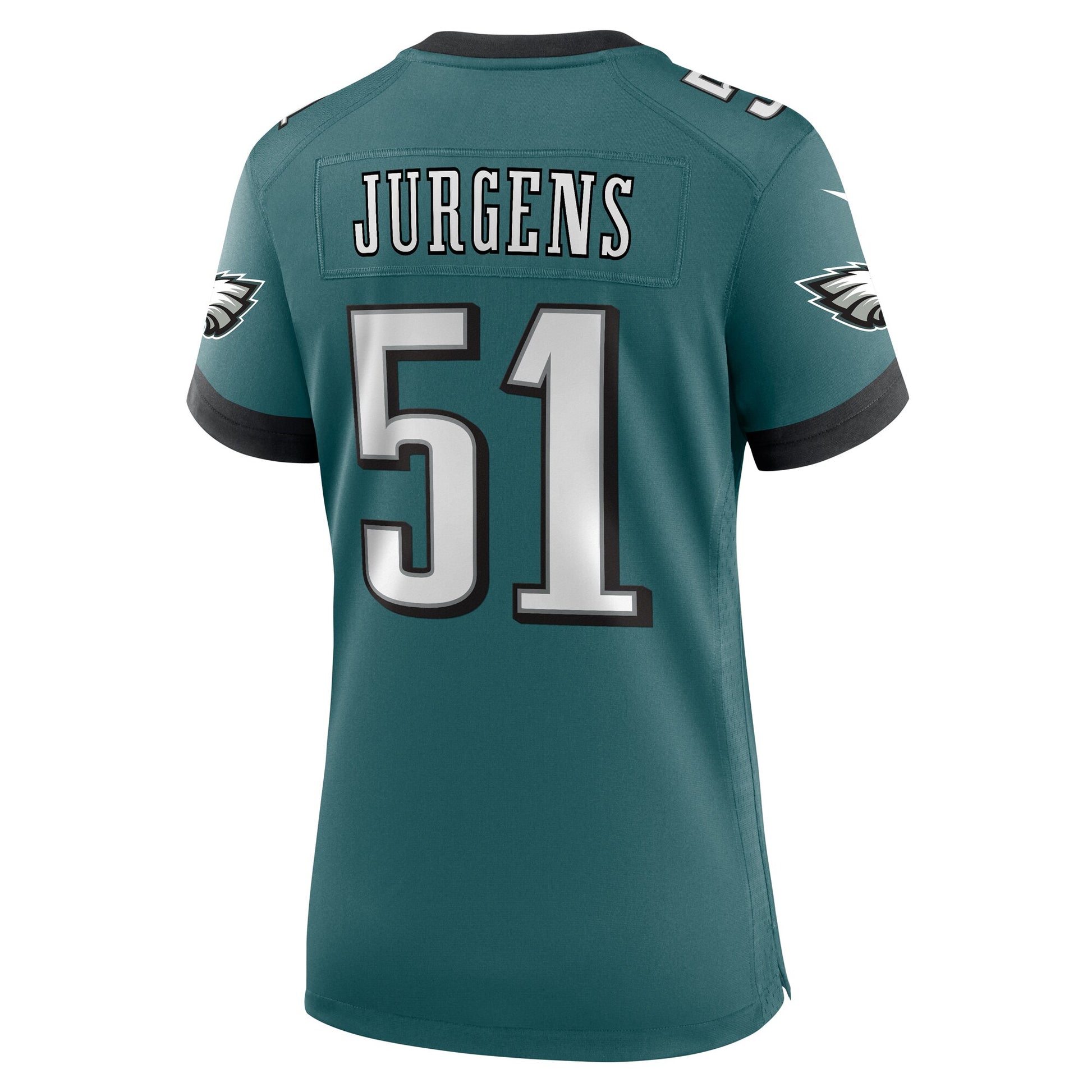 Cam Jurgens Philadelphia Eagles Nike Women's Team Game Jersey - Midnight Green