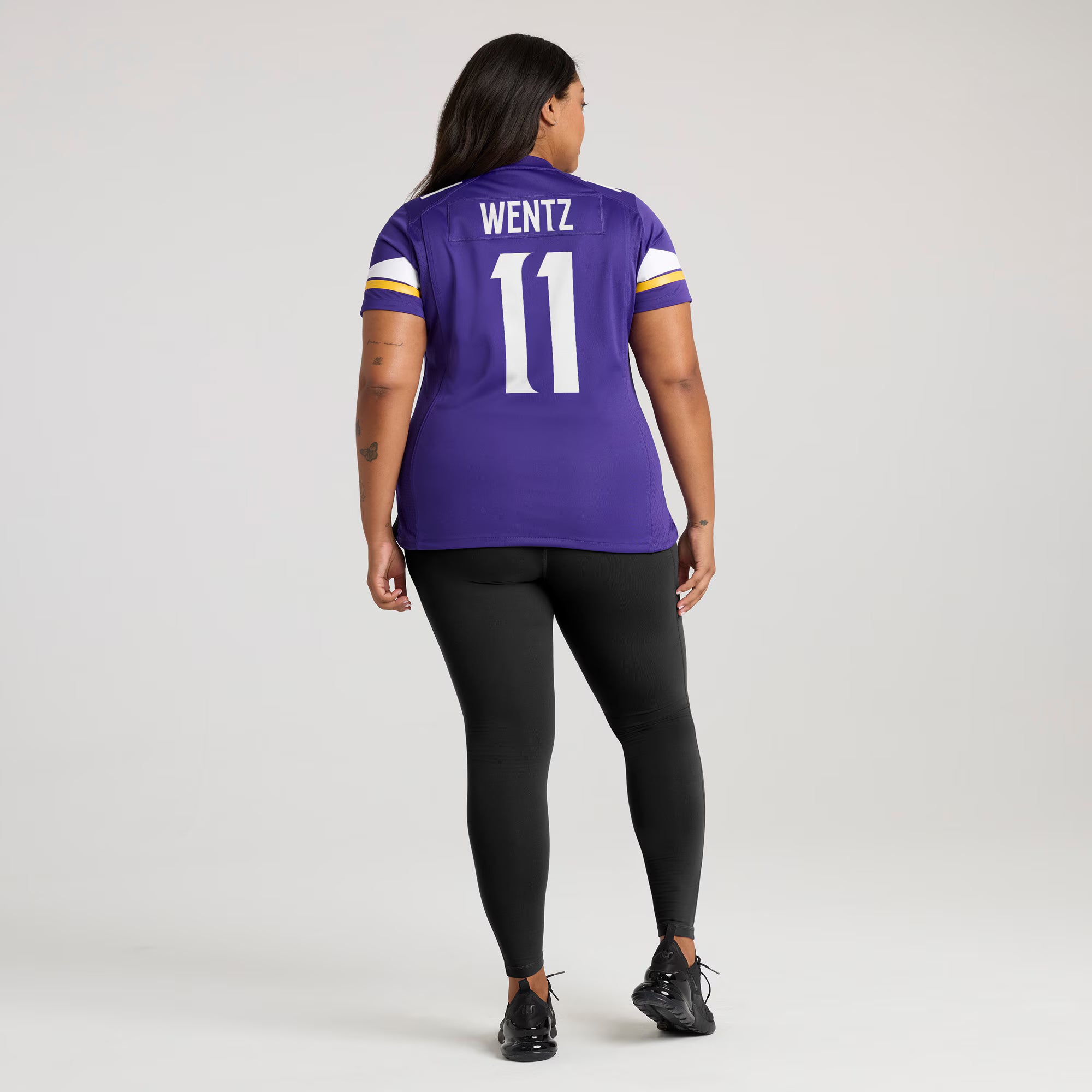 Carson Wentz Minnesota Vikings Nike Women's Team Game Jersey -  Purple