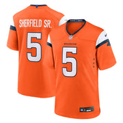 Trent Sherfield Sr. Denver Broncos Nike Team Game Jersey -  Orange