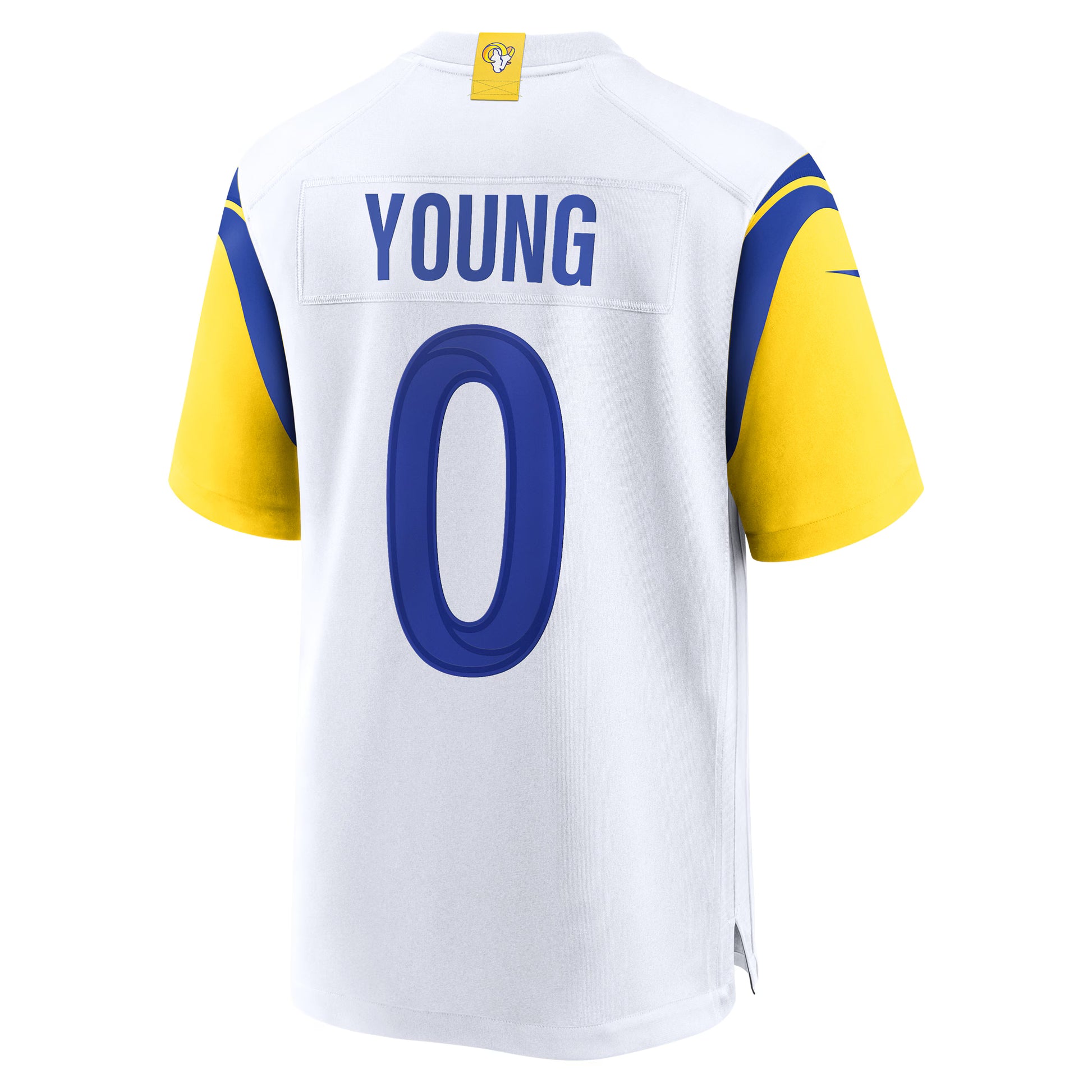 Byron Young Los Angeles Rams Nike Team Game Jersey -  White