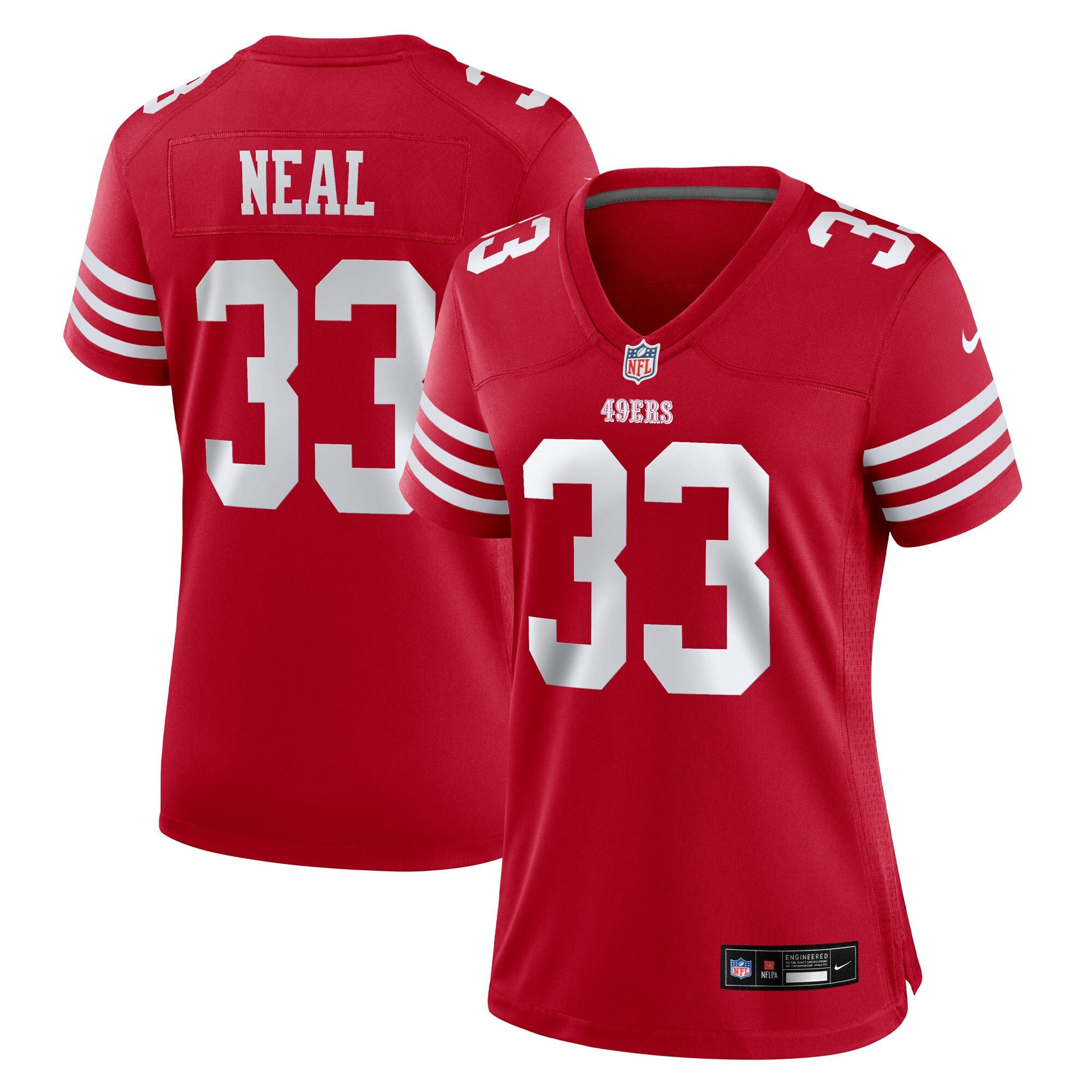 Siran Neal San Francisco 49ers Nike Women's Team Game Jersey -  Scarlet