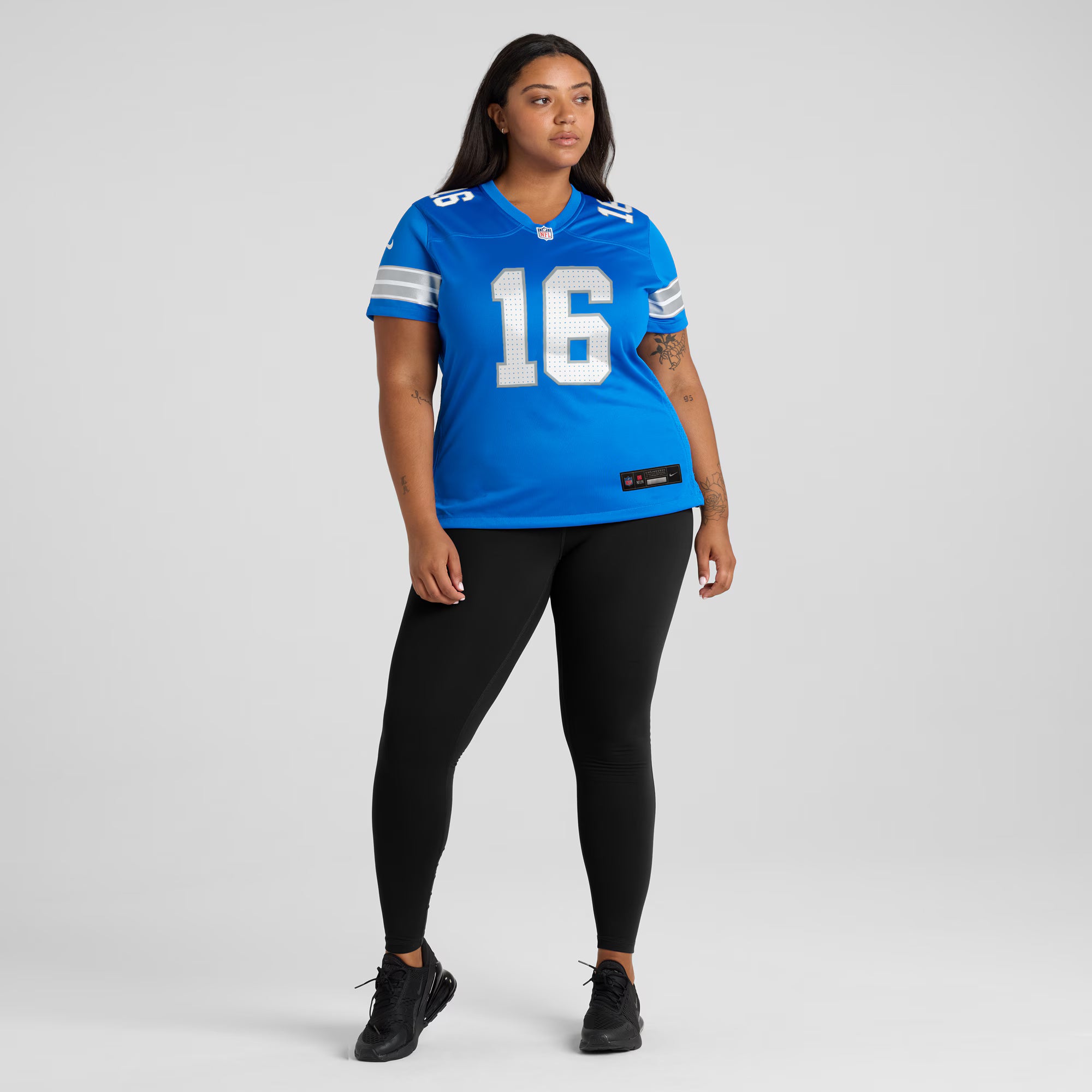 Jared Goff Detroit Lions Nike Women's Game Jersey - Blue