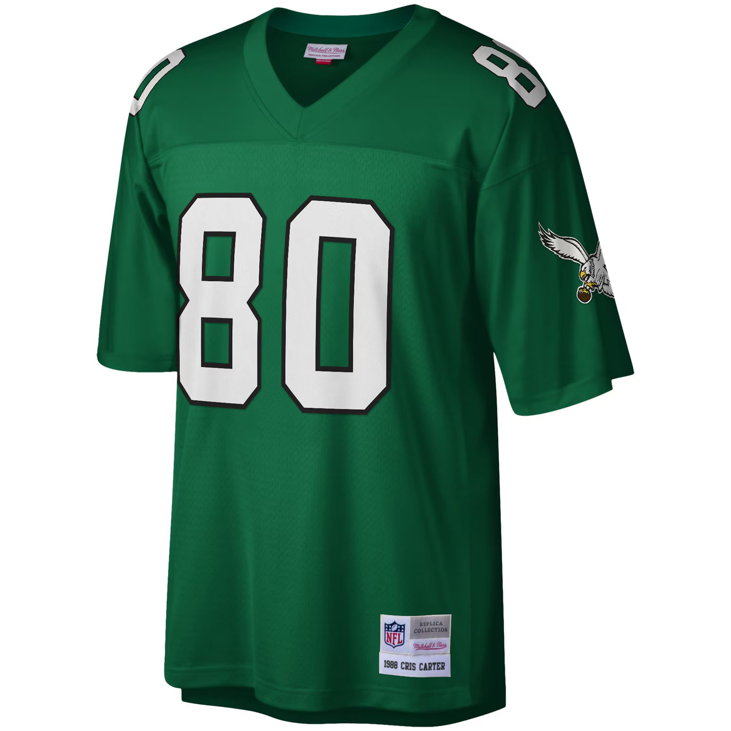 Cris Carter Philadelphia Eagles Mitchell &amp; Ness Legacy Replica Jersey - Kelly Green