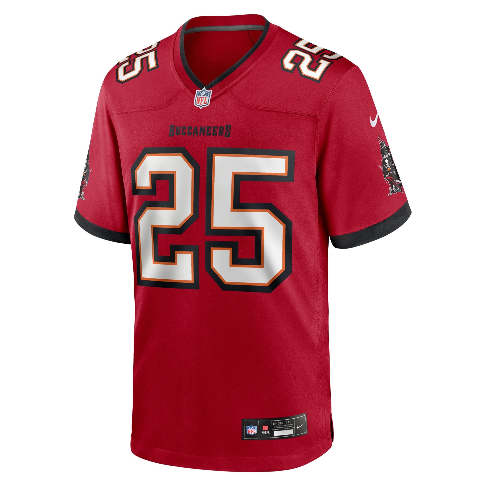 Jacob Parrish Tampa Bay Buccaneers Nike Team Game Jersey -  Red