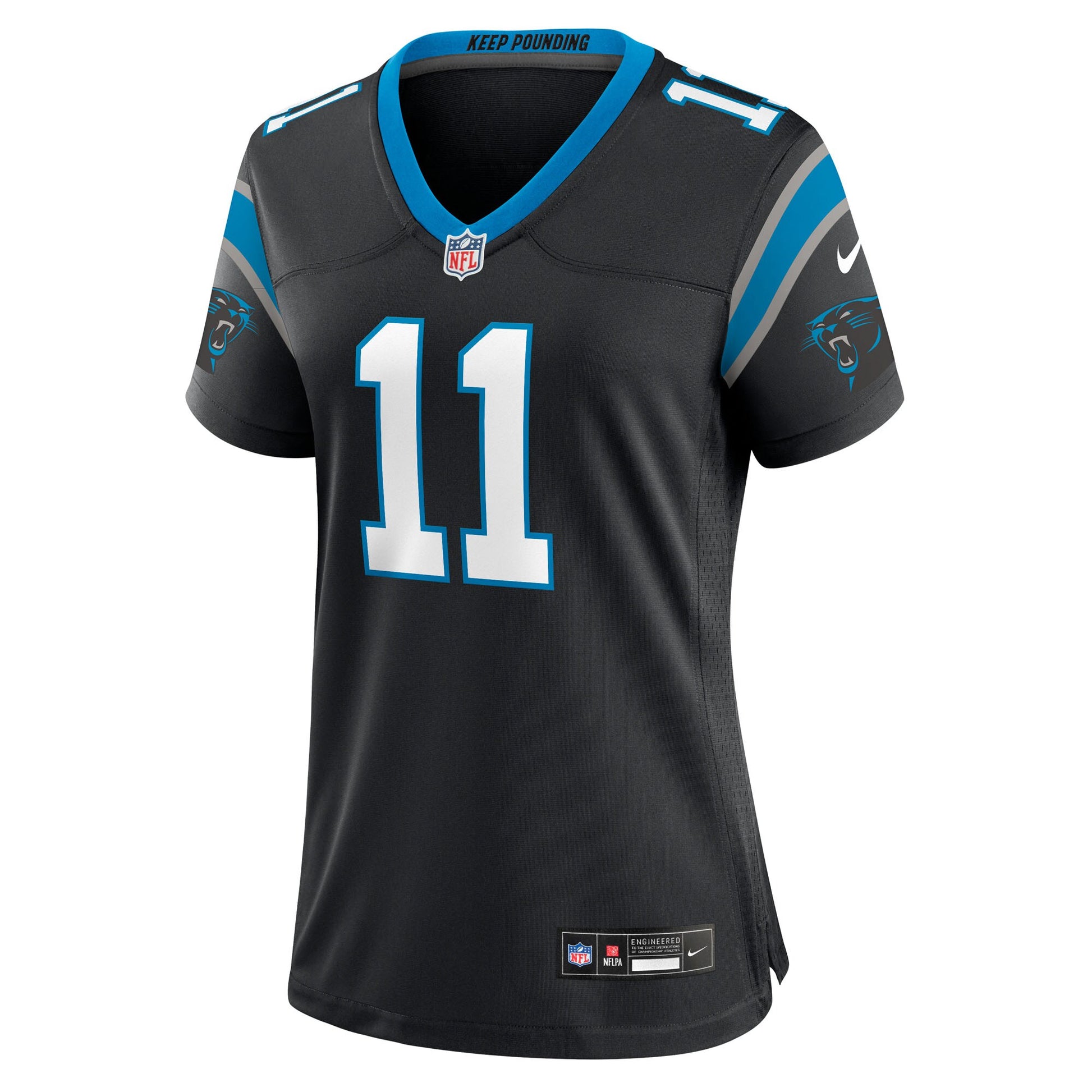 Nic Scourton Carolina Panthers Nike Women's Team Game Jersey -  Black