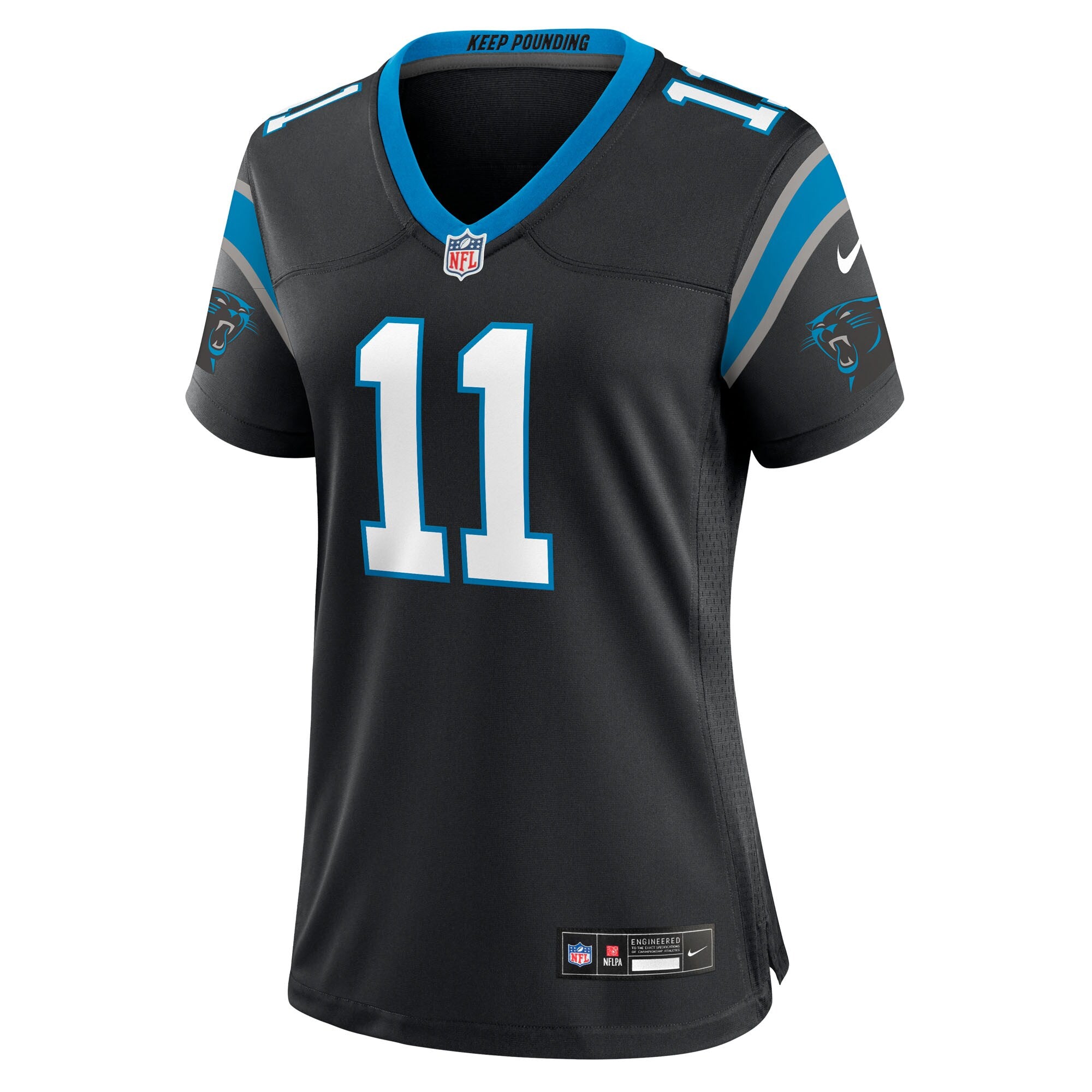 Nic Scourton Carolina Panthers Nike Women's Team Game Jersey -  Black