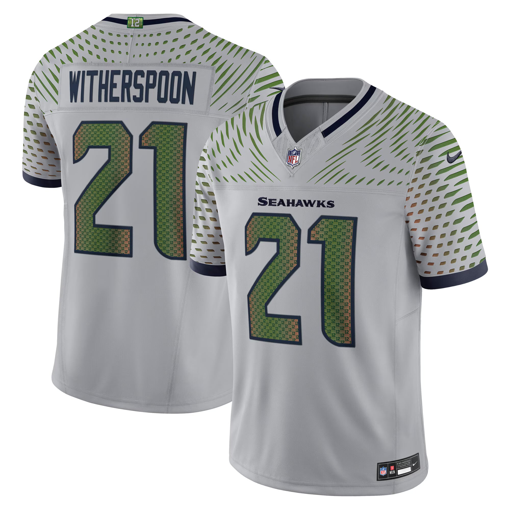 Devon Witherspoon Seattle Seahawks Nike 2025 Rivalries Collection Limited Jersey - Wolf Gray