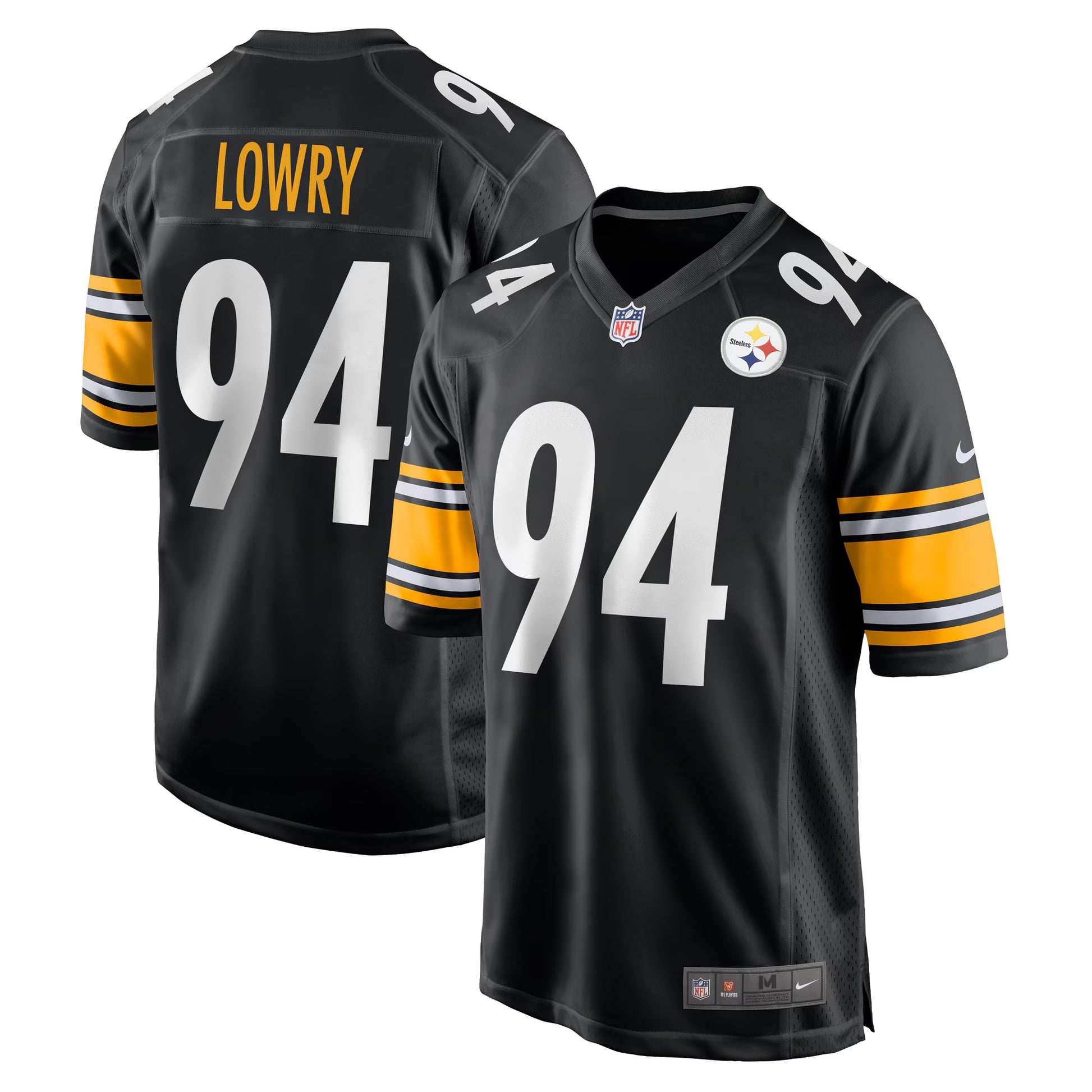 Dean Lowry Pittsburgh Steelers Nike  Game Jersey -  Black