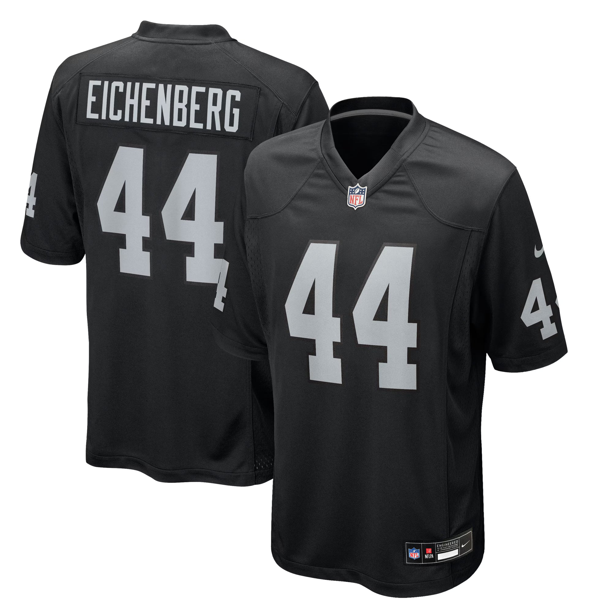 Tommy Eichenberg Las Vegas Raiders Nike Team Game Jersey -  Black