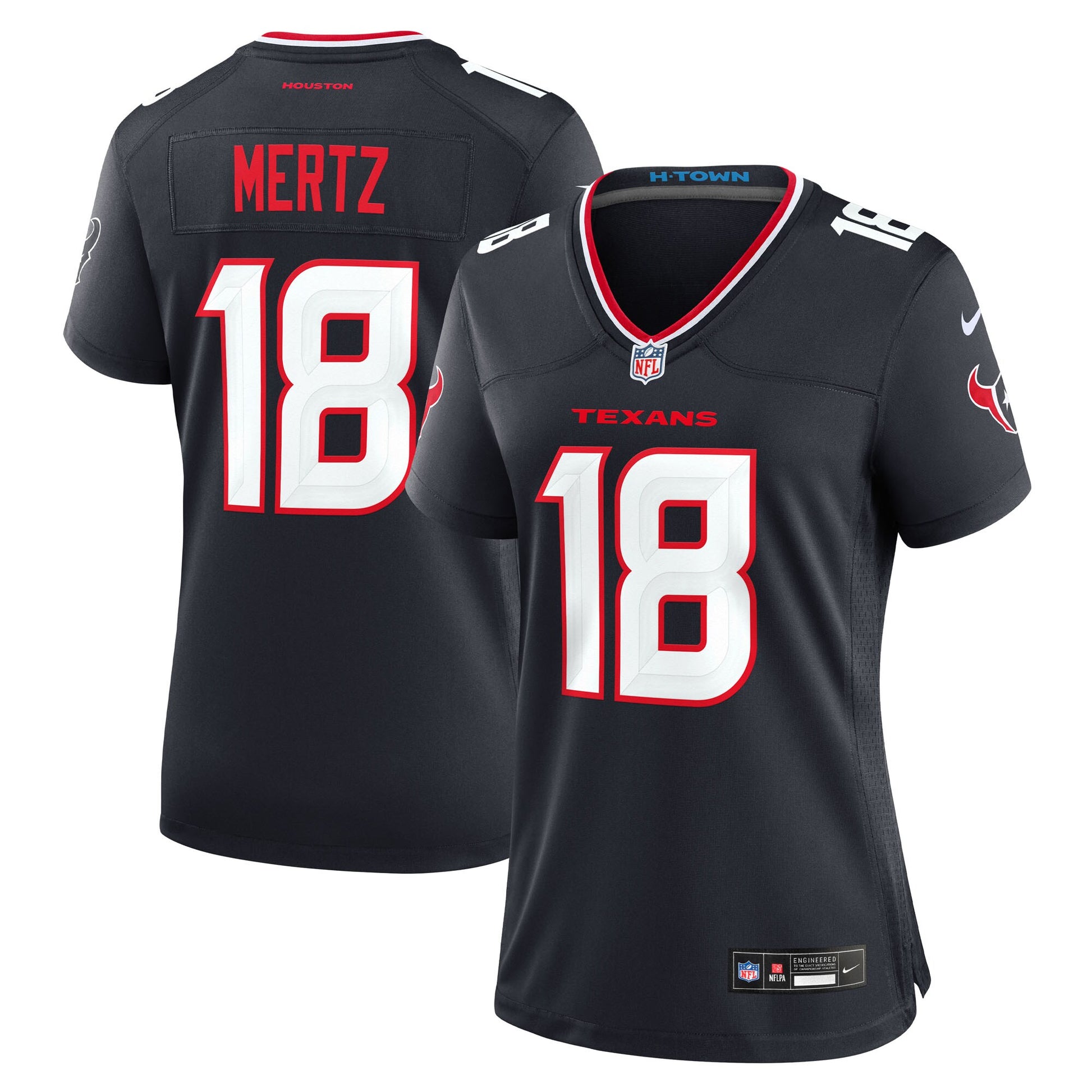 Graham Mertz Houston Texans Nike Women's Team Game Jersey -  Navy