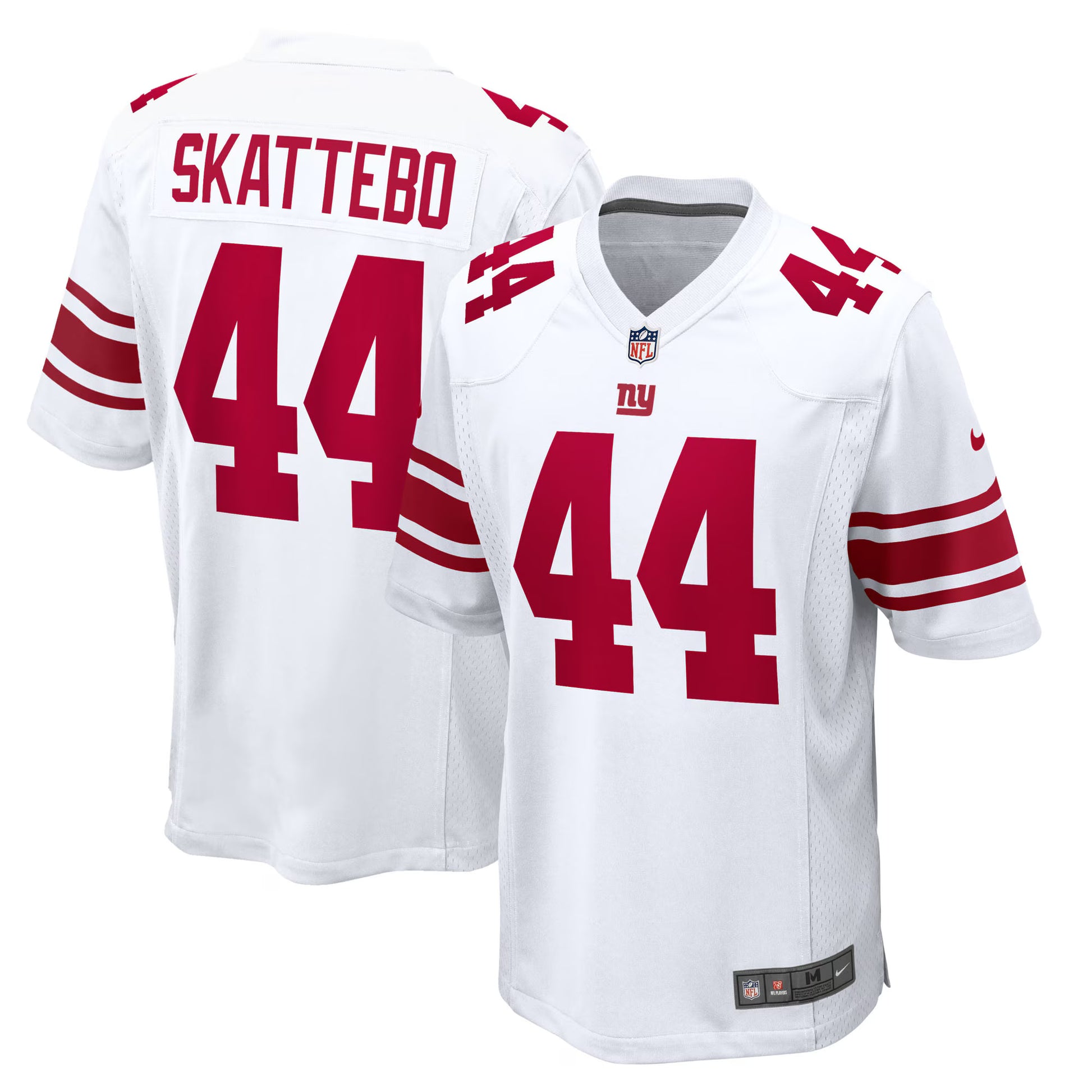 Cam Skattebo New York Giants Nike Game Jersey - White