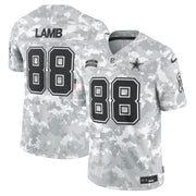 CeeDee Lamb Dallas Cowboys Nike 2024 Salute to Service Limited Jersey - Arctic Camo