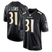 Jamal Lewis Baltimore Ravens Nike Retired Player Alternate Game Jersey - Black