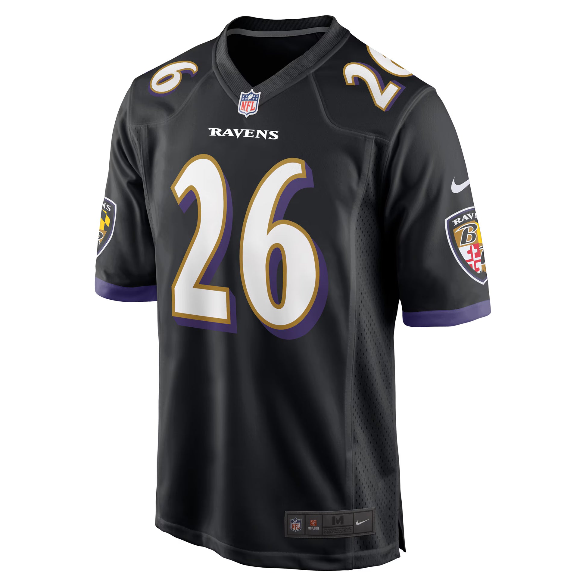 Rod Woodson Baltimore Ravens Nike Retired Player Alternate Game Jersey - Black