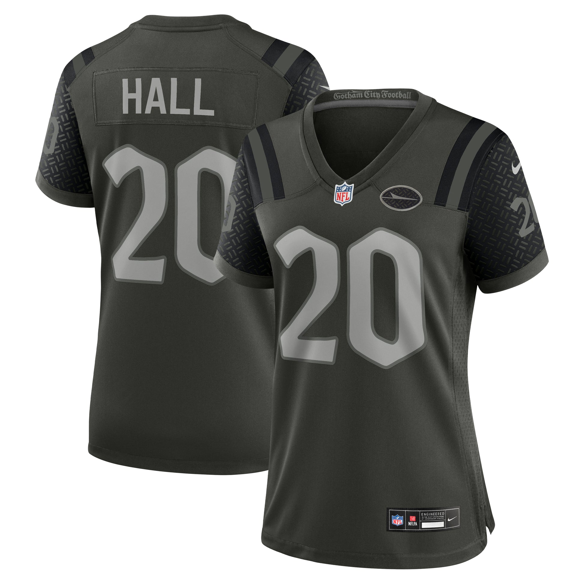Breece Hall New York Jets Nike Women's 2025 Rivalries Collection Game Jersey - Gotham Green