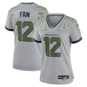 12s Seattle Seahawks Nike Women's 2025 Rivalries Collection Game Jersey - Wolf Gray