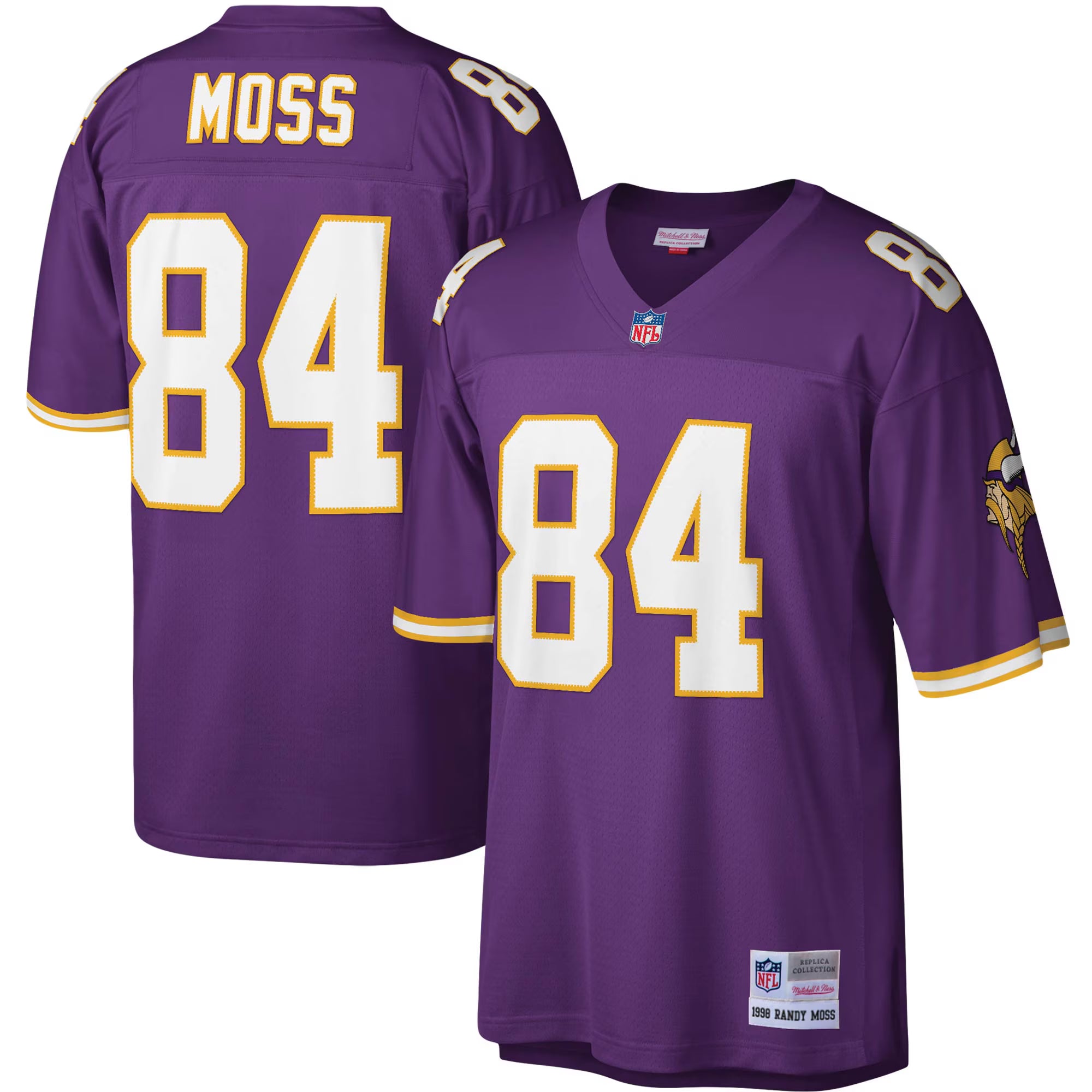 Randy Moss Minnesota Vikings Mitchell &amp; Ness Legacy Replica Jersey - Purple