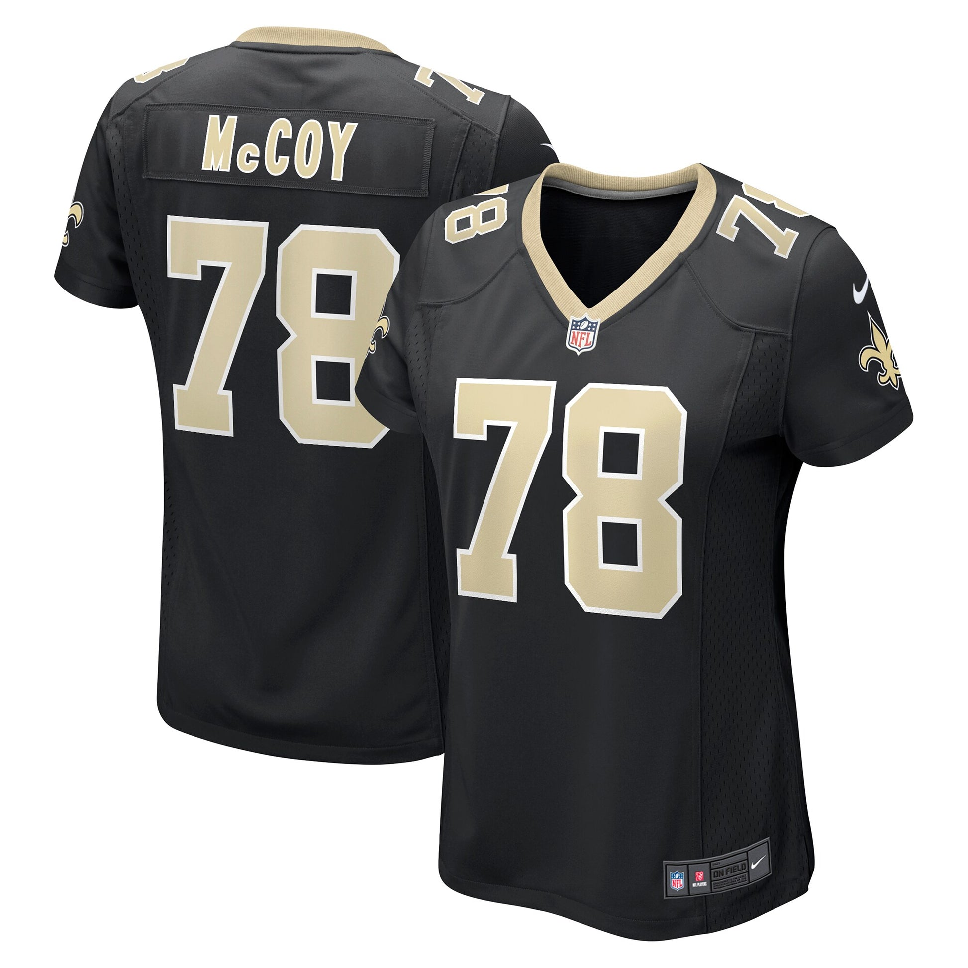 Erik Mccoy New Orleans Saints Nike Women's Game Jersey - Black