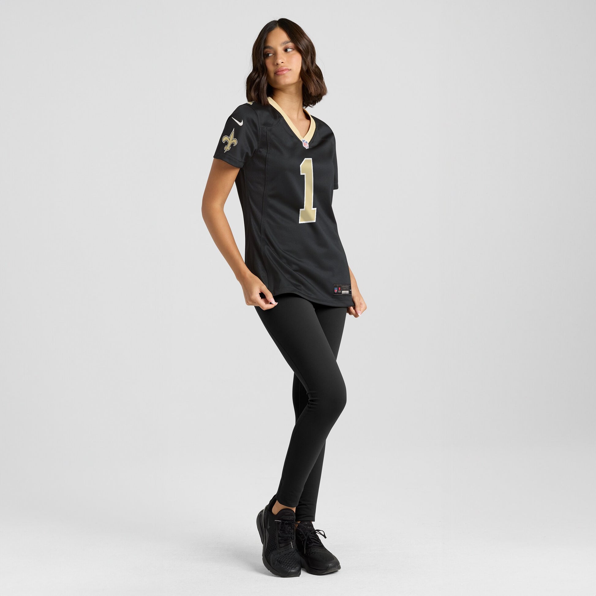 Number 1 Bride New Orleans Saints Nike Women's Game Jersey - Black