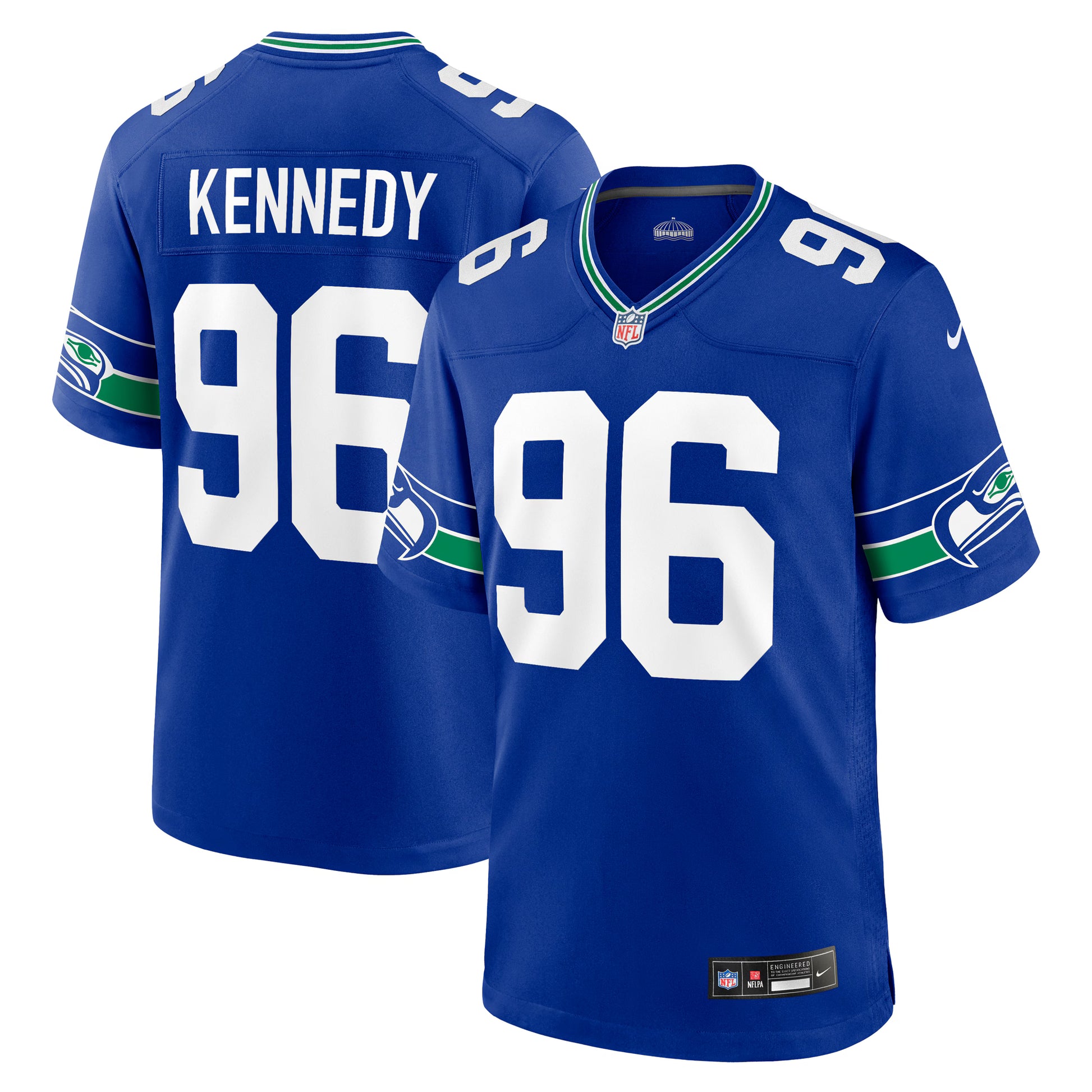 Cortez Kennedy Seattle Seahawks Nike Retired Player Alternate Game Jersey - Royal