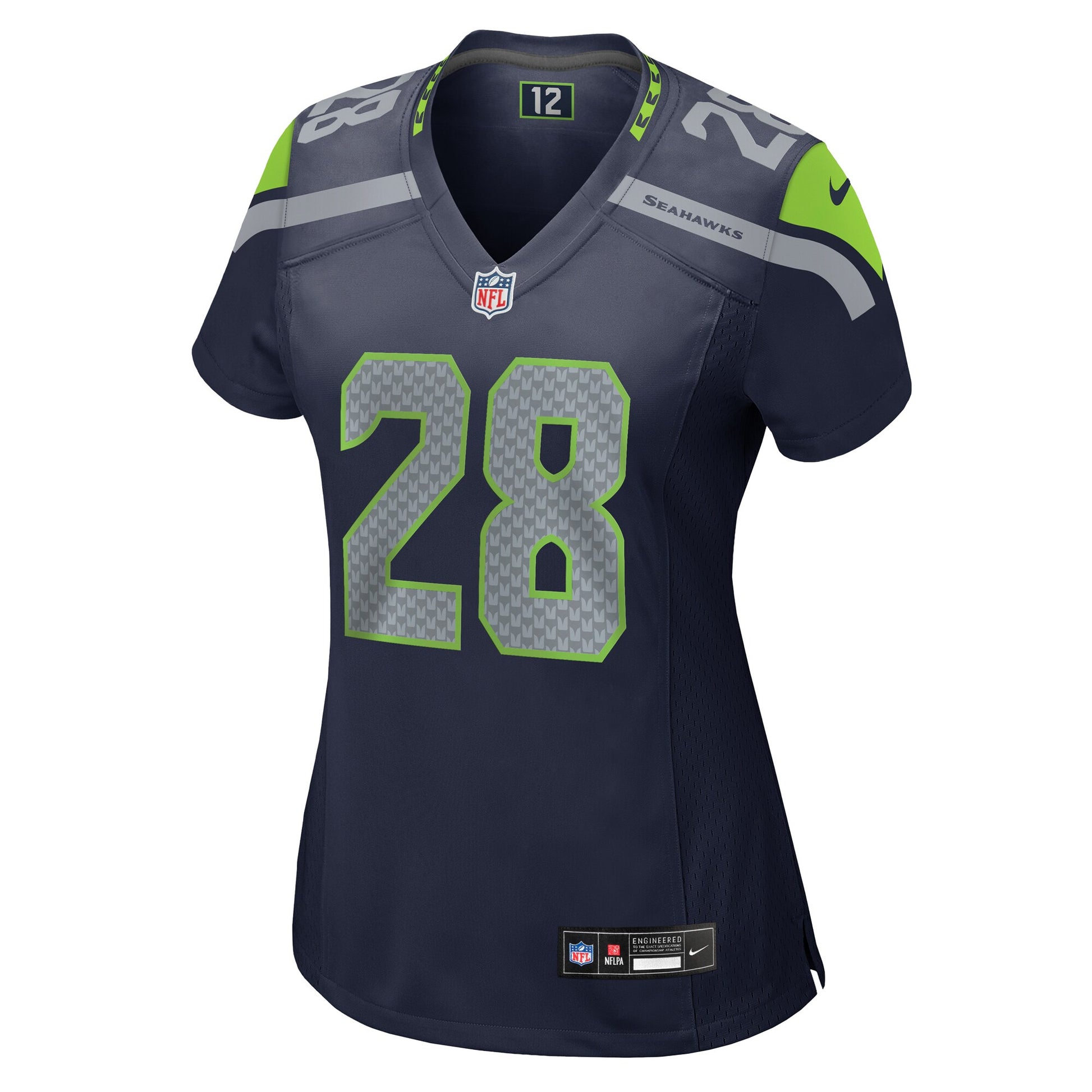 Nehemiah Pritchett Seattle Seahawks Nike Women's Team Game Jersey -  College Navy
