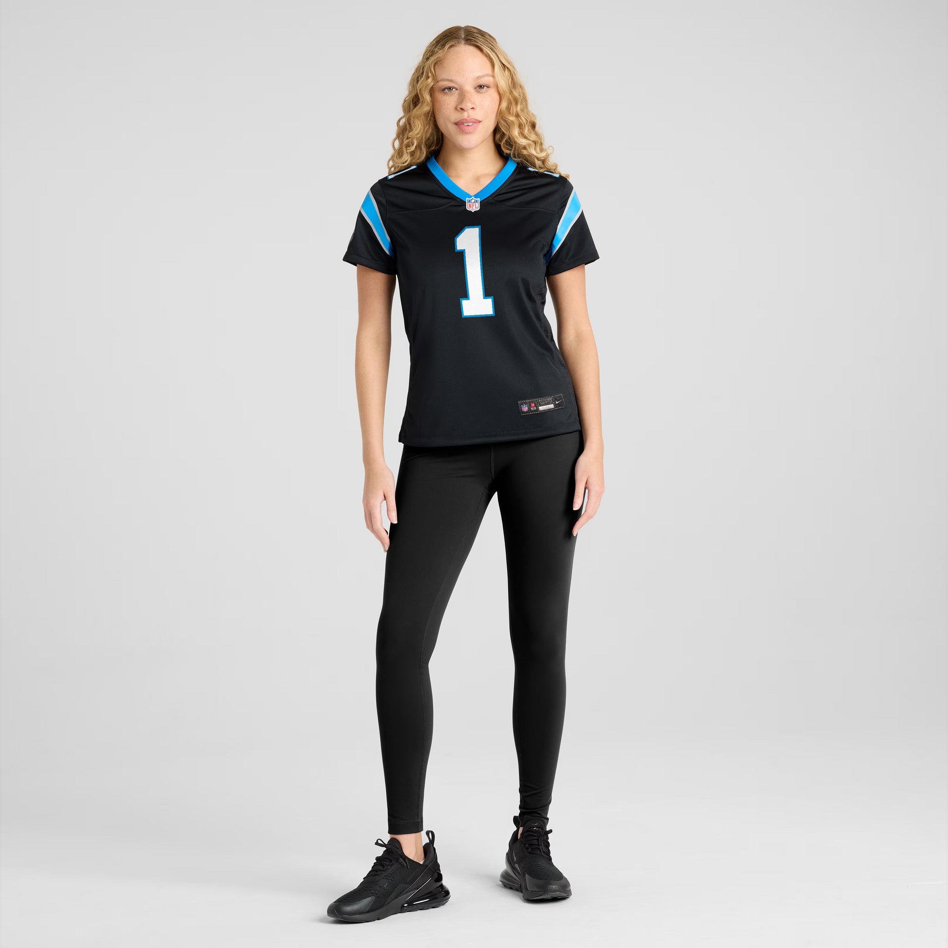 Cam Newton Carolina Panthers Nike Women's Team Retired Game Jersey -  Black