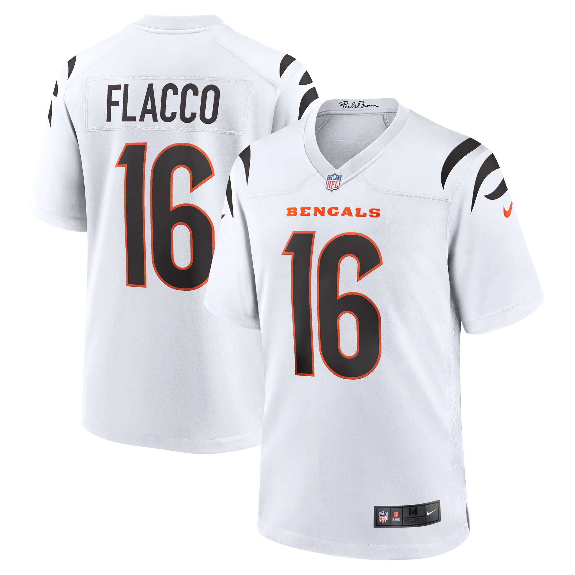Joe Flacco Cincinnati Bengals Nike Game Jersey -  White