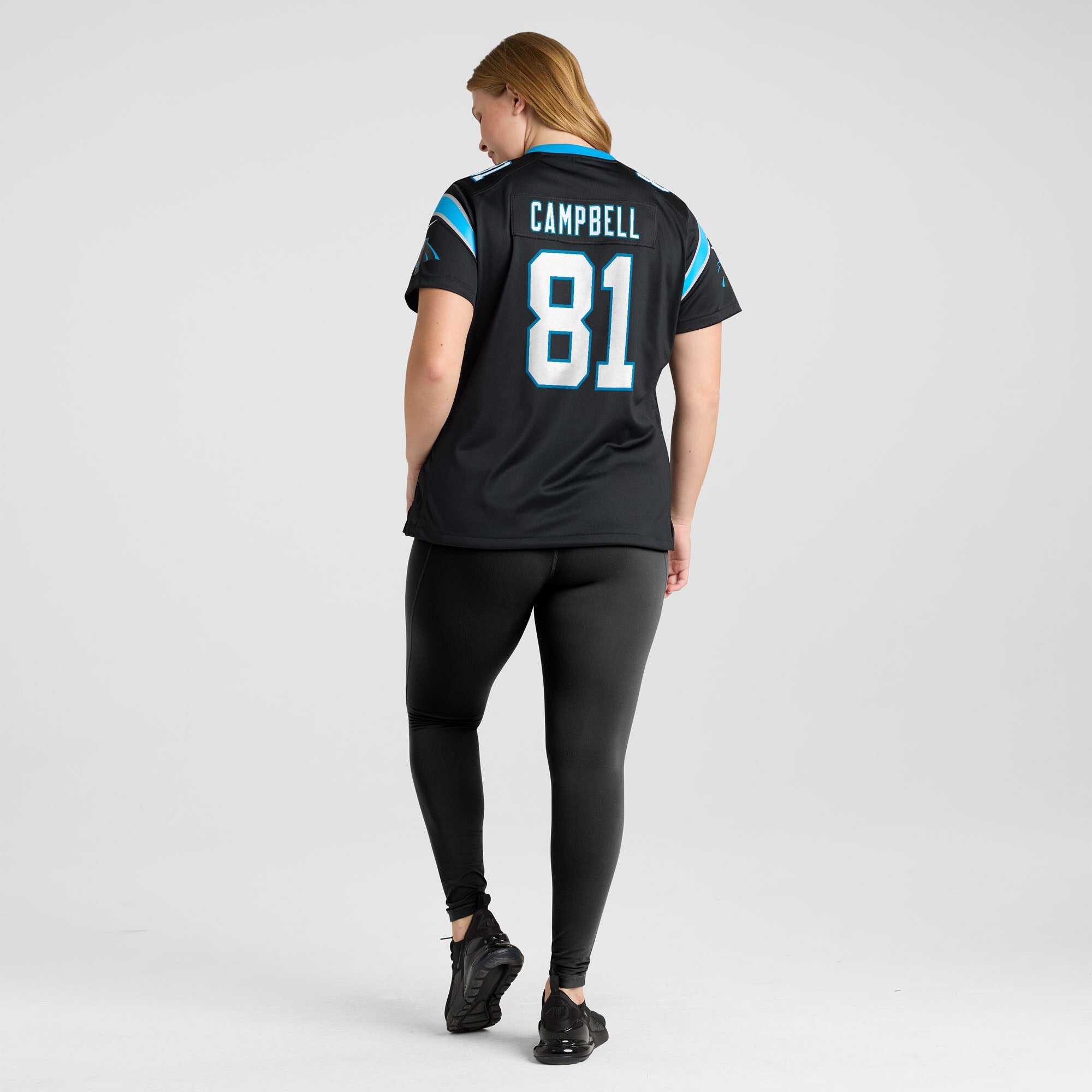 Dalevon Campbell Carolina Panthers Nike Women's Team Game Jersey -  Black