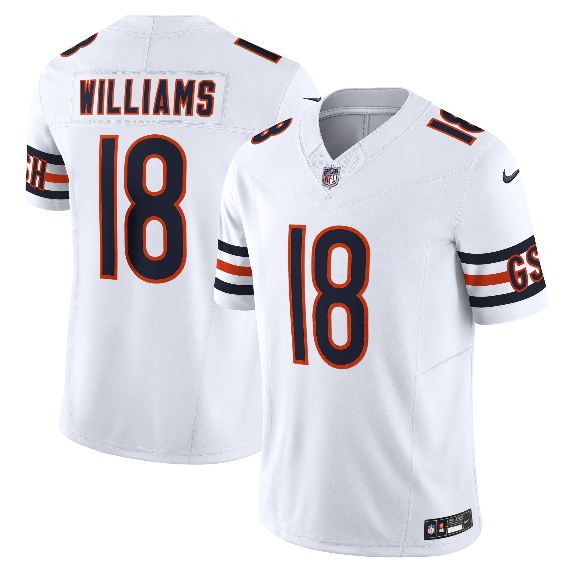 Caleb Williams Chicago Bears Nike Vapor F.U.S.E. Limited Jersey - White