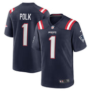 Ja'Lynn Polk New England Patriots Nike Team Game Jersey -  Navy