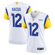 Puka Nacua Los Angeles Rams Nike Women's Game Player Jersey - White
