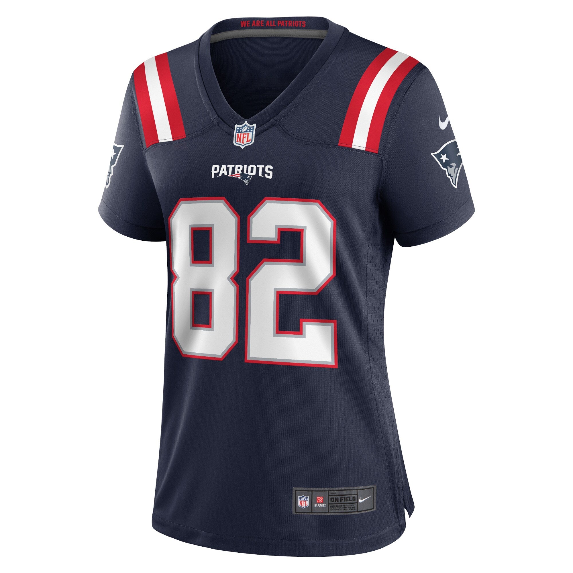 Tre Nixon New England Patriots Nike Women's Game Jersey - Navy