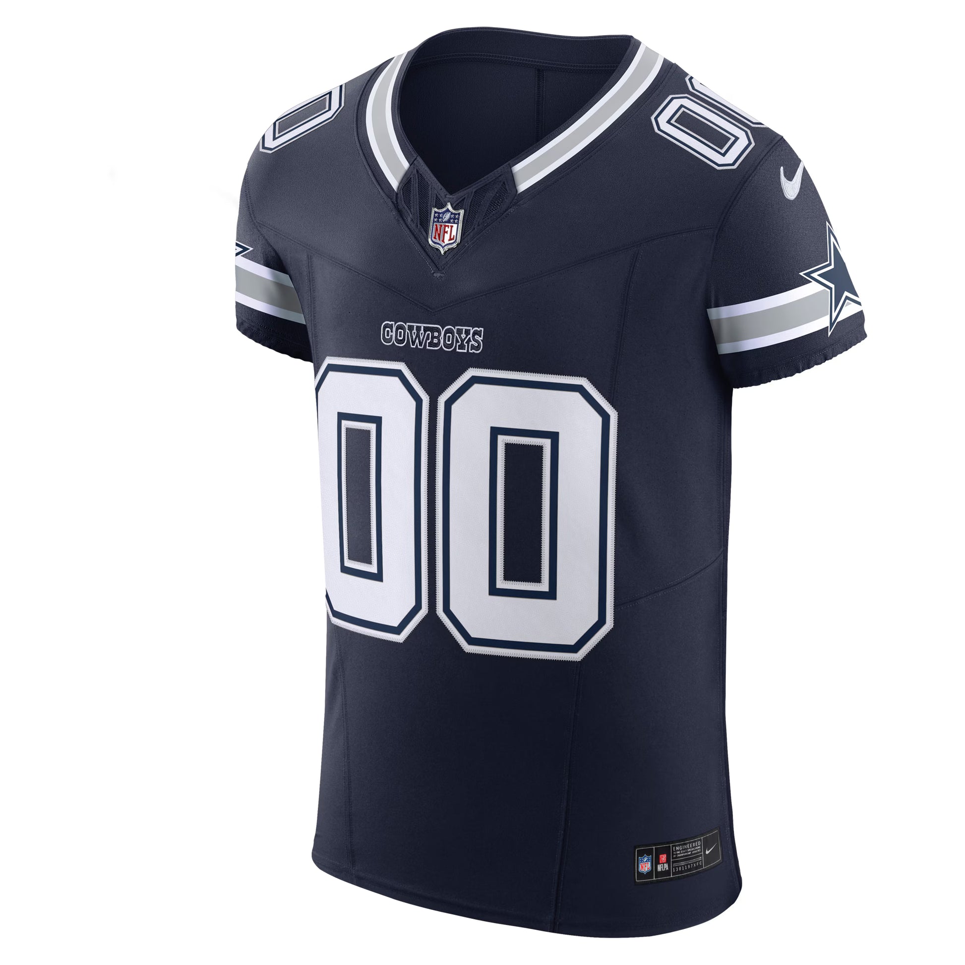 Dallas Cowboys Nike Vapor F.U.S.E. Elite Custom Jersey - Navy
