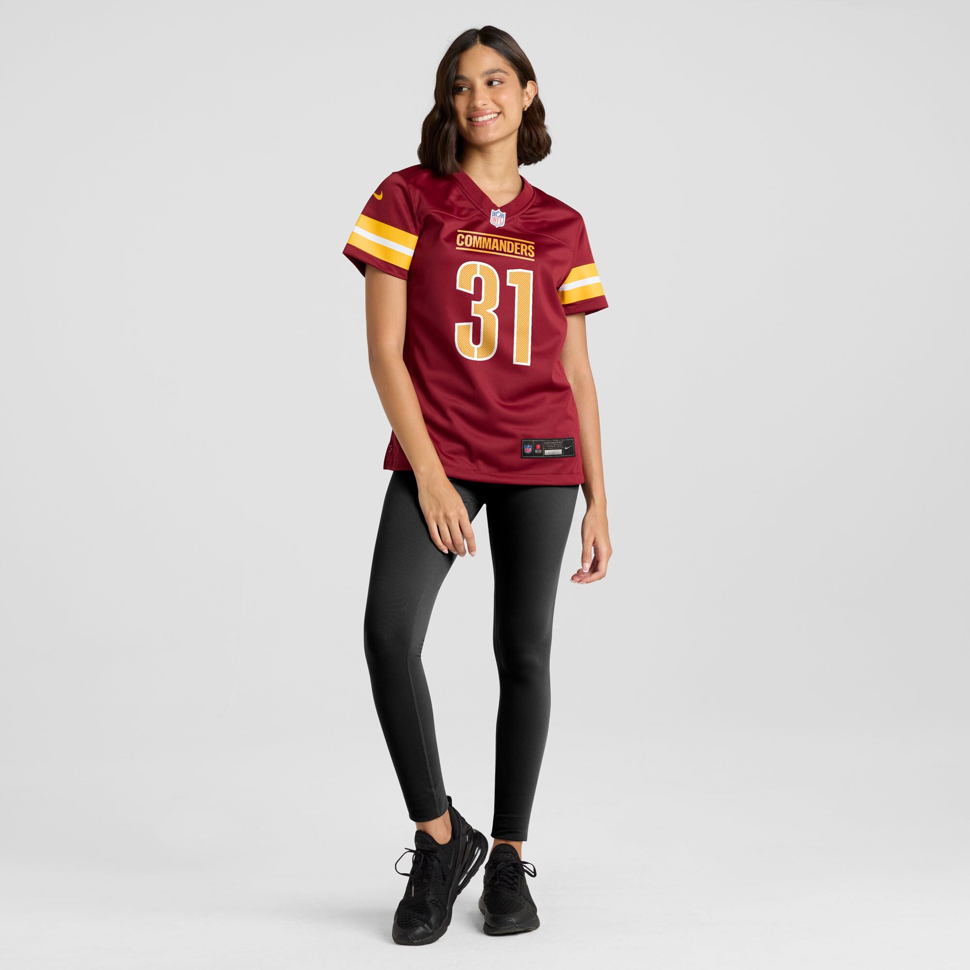 Jonathan Jones Washington Commanders Nike Women's Team Game Jersey -  Burgundy