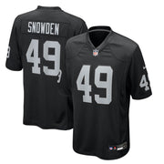 Charles Snowden Las Vegas Raiders Nike Team Game Jersey -  Black