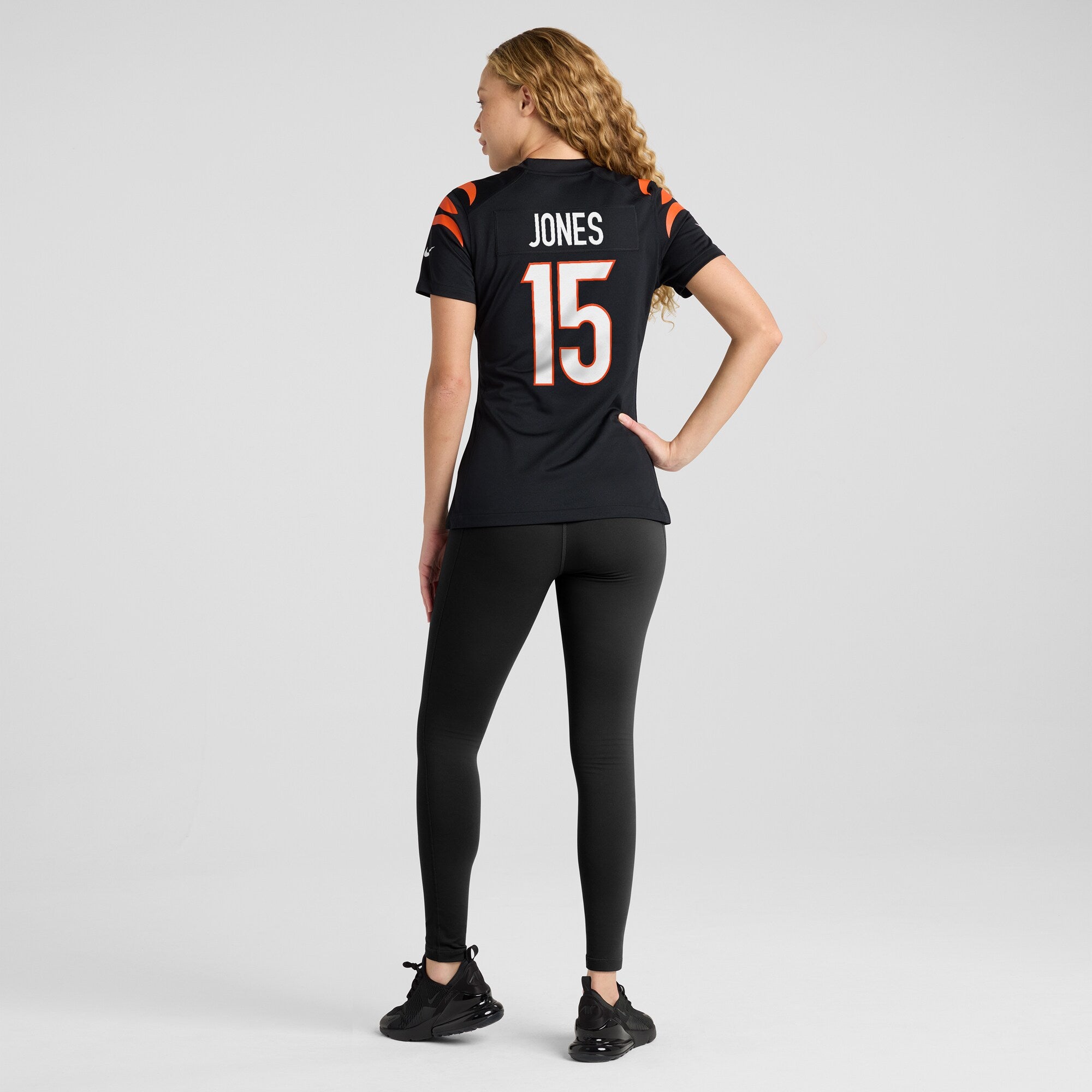 Charlie Jones Cincinnati Bengals Nike Women's Team Game Jersey -  Black