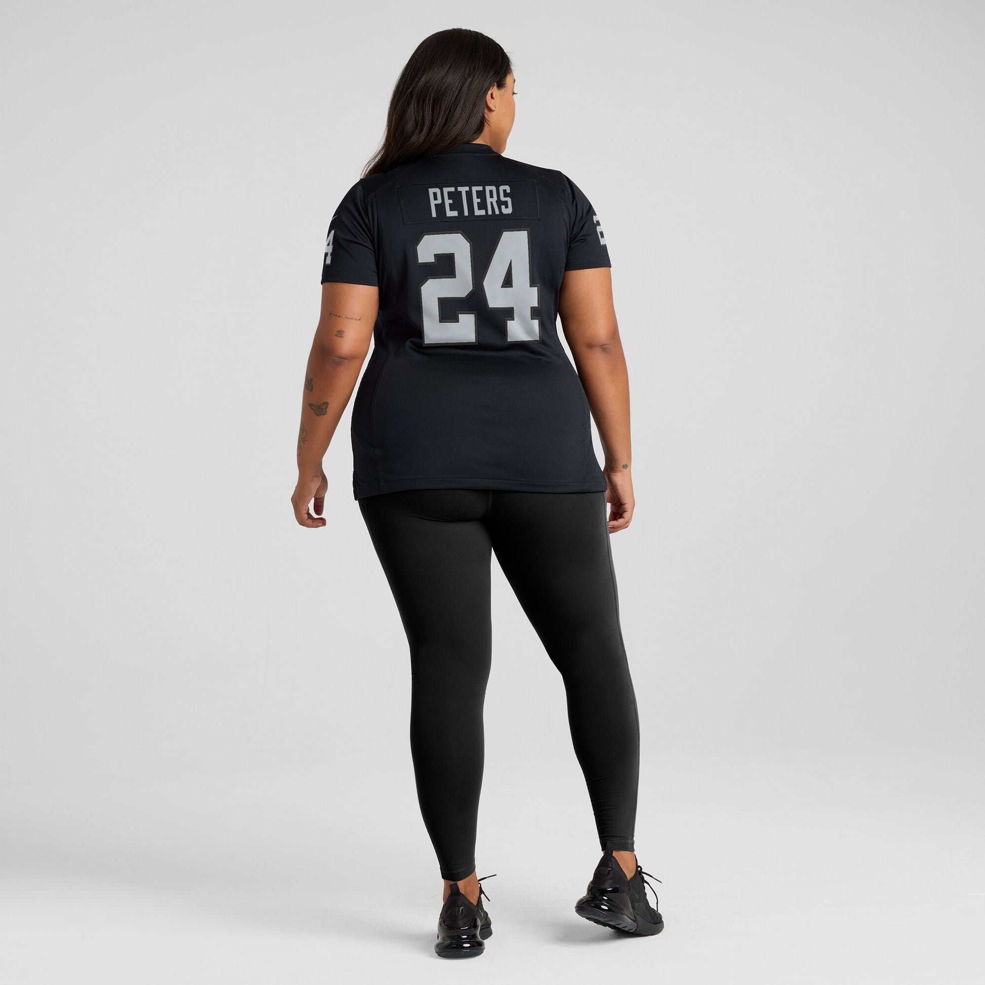 Marcus Peters Las Vegas Raiders Nike Women's Team Game Jersey -  Black