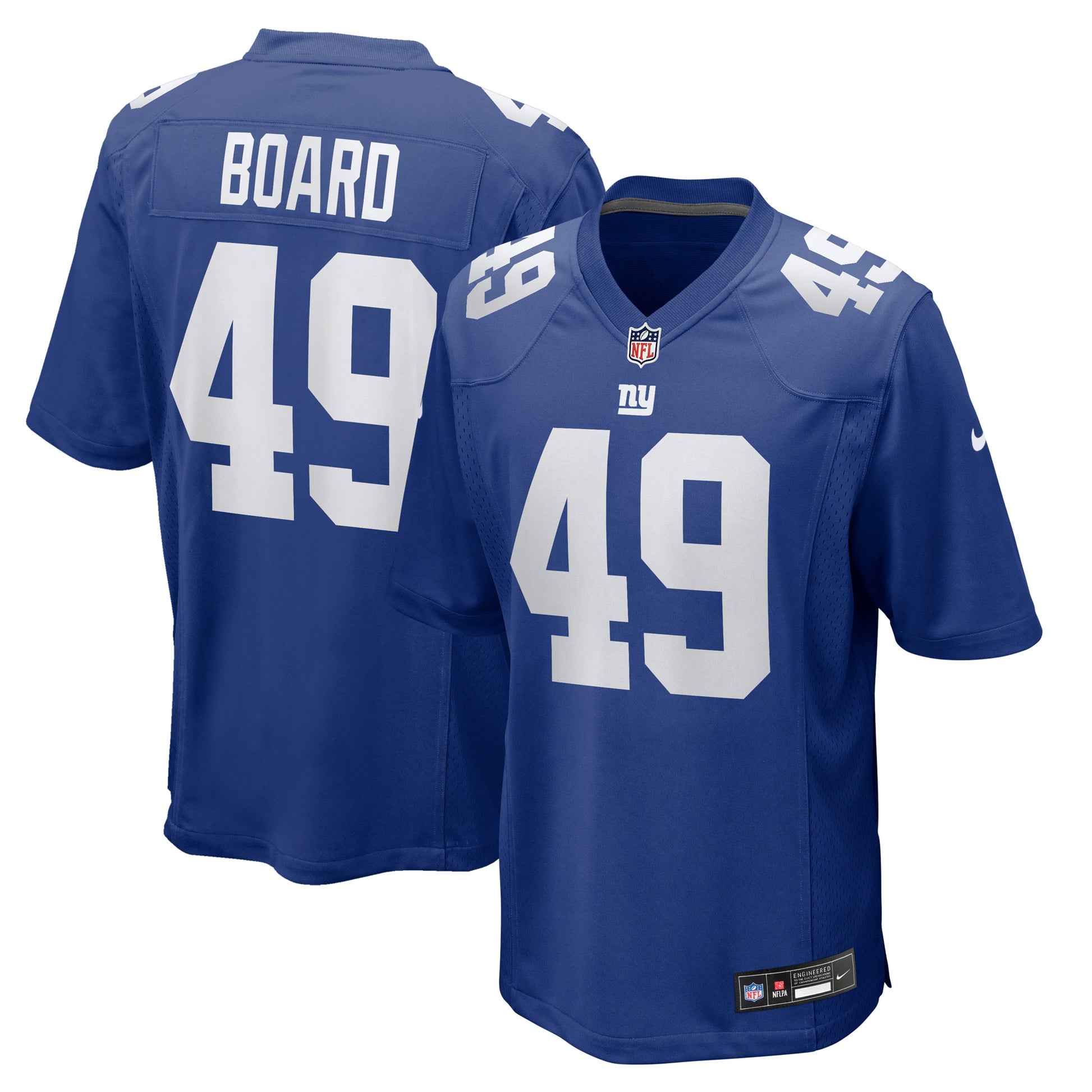 Chris Board New York Giants Nike Team Game Jersey -  Royal