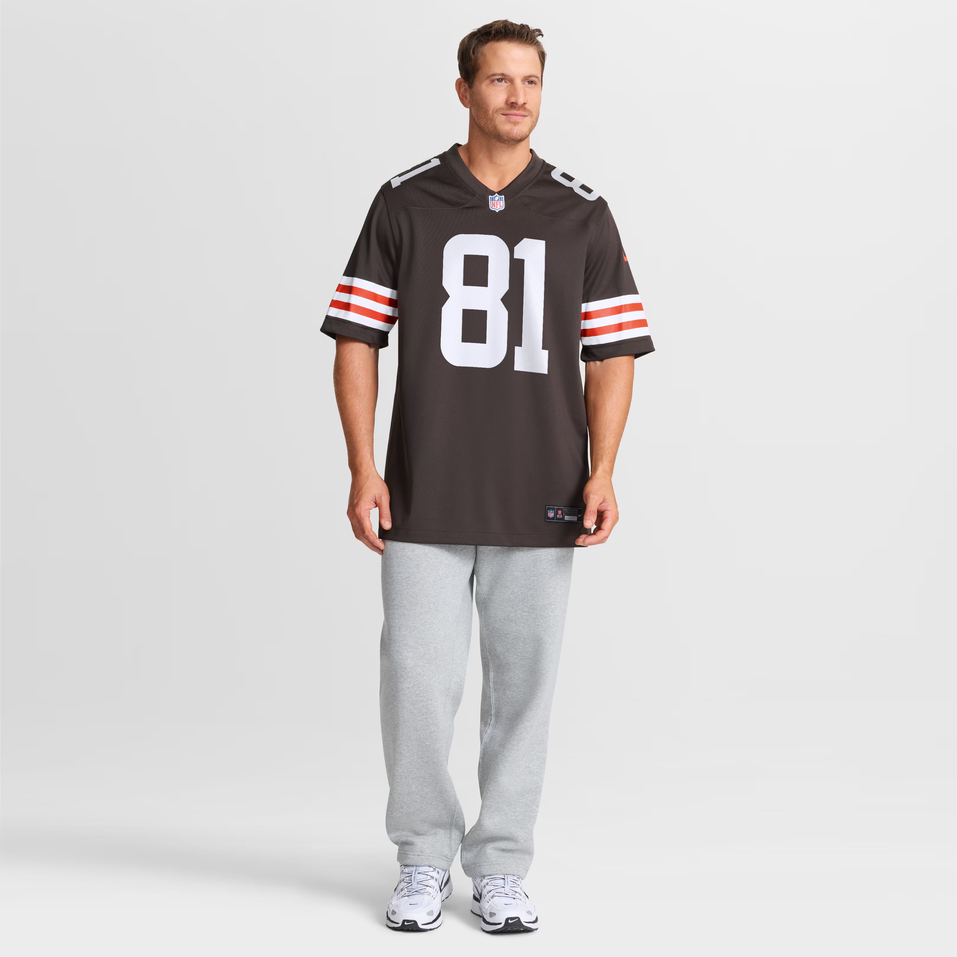 Luke Floriea Cleveland Browns Nike Team Game Jersey -  Brown