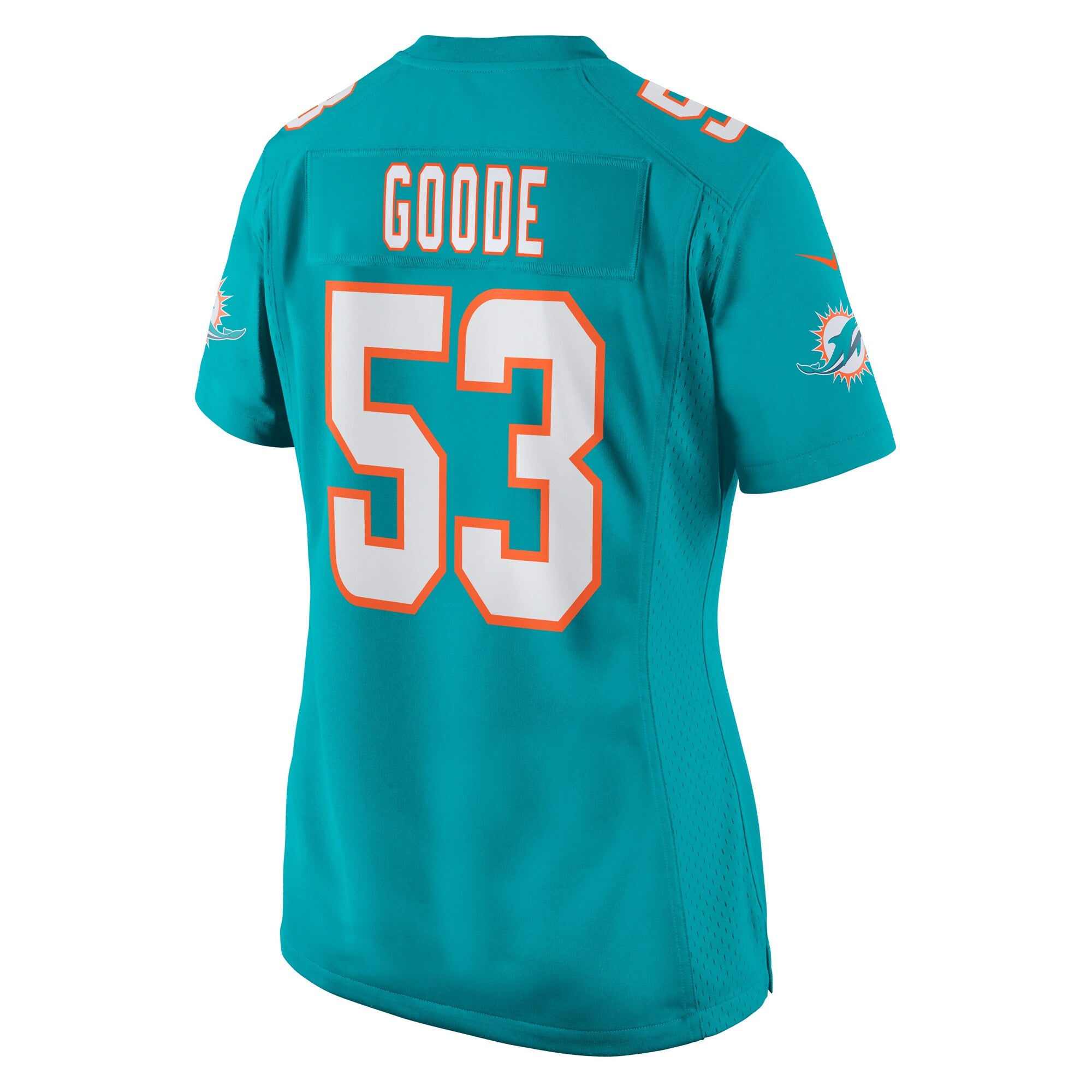 Cameron Goode Miami Dolphins Nike Women's Game Player Jersey - Aqua