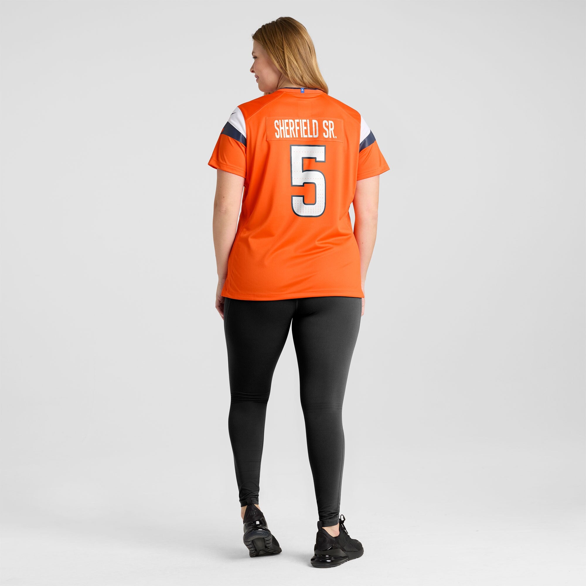 Trent Sherfield Sr. Denver Broncos Nike Women's Team Game Jersey -  Orange