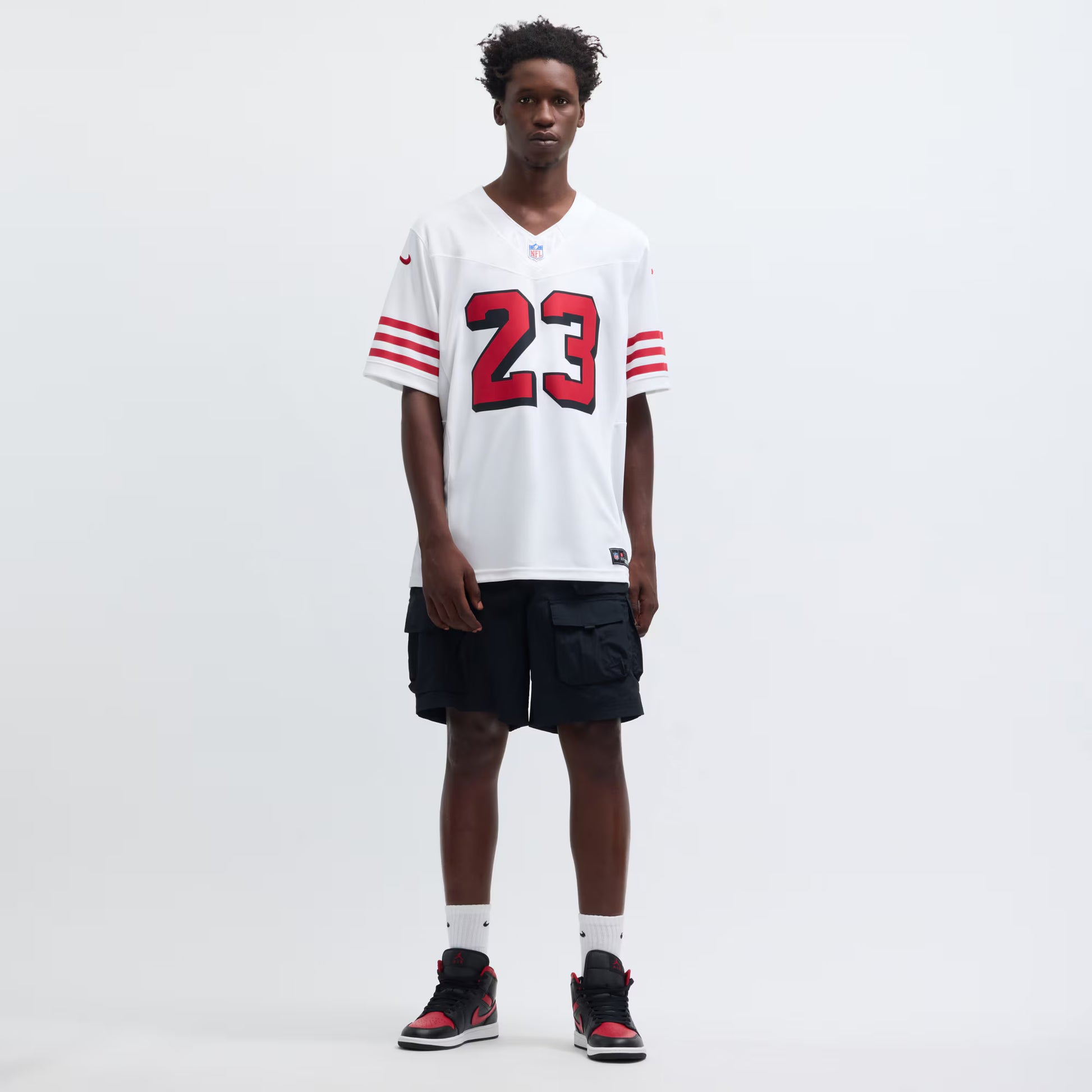 Christian McCaffrey San Francisco 49ers Nike Vapor F.U.S.E. Limited 2nd Alternate Jersey - White