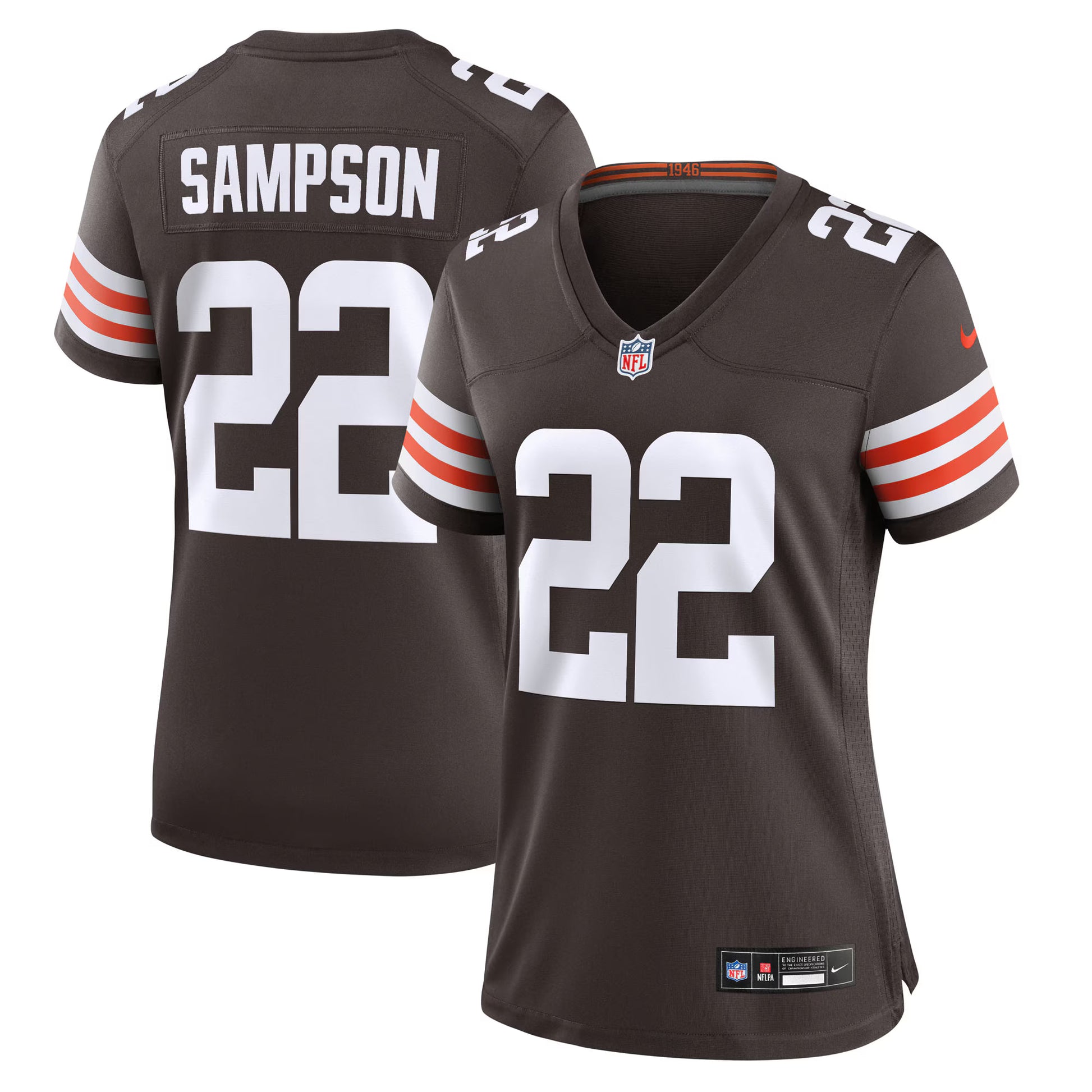Dylan Sampson Cleveland Browns Nike Women's Team Game Jersey -  Brown