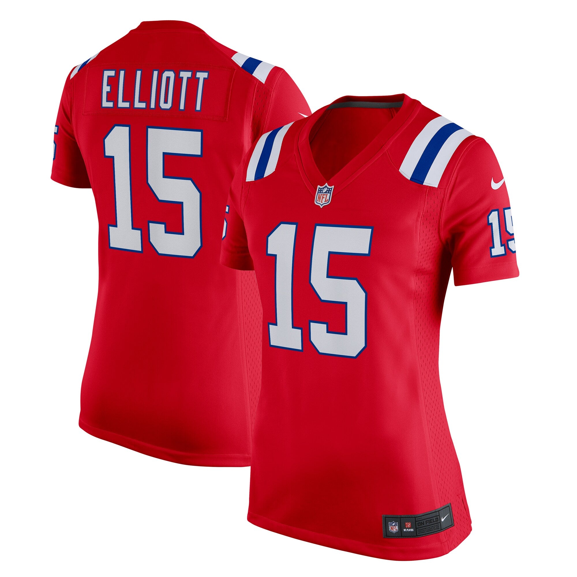 Ezekiel Elliott New England Patriots Nike Women's Game Player Jersey Team Game Jersey - Red
