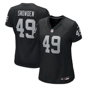 Charles Snowden Las Vegas Raiders Nike Women's Team Game Jersey -  Black